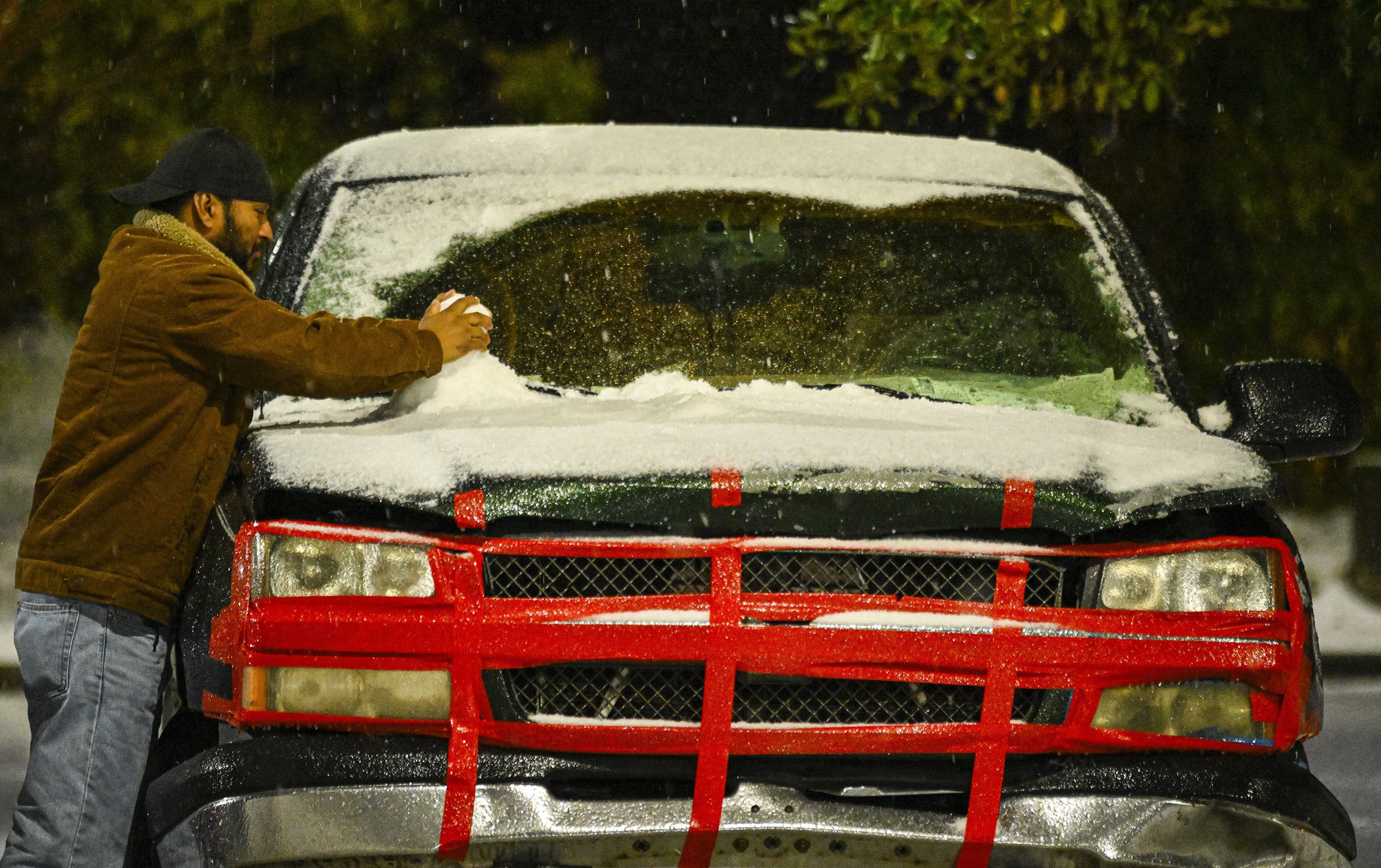 Large Winter Storm Brings Rare Snowfall To Large Swath Of Southern States