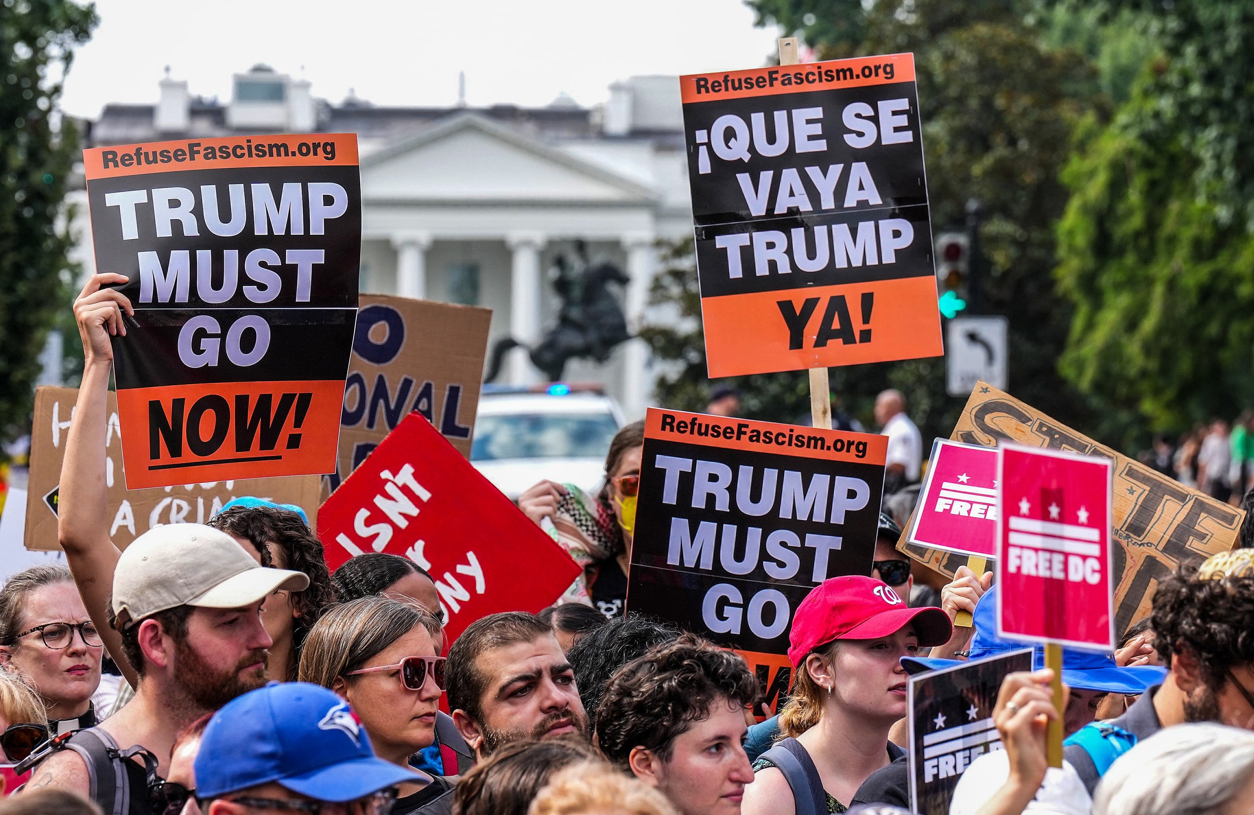 Image: Washington, DC Residents Rally Against Federal Takeover Of City By Trump Administration