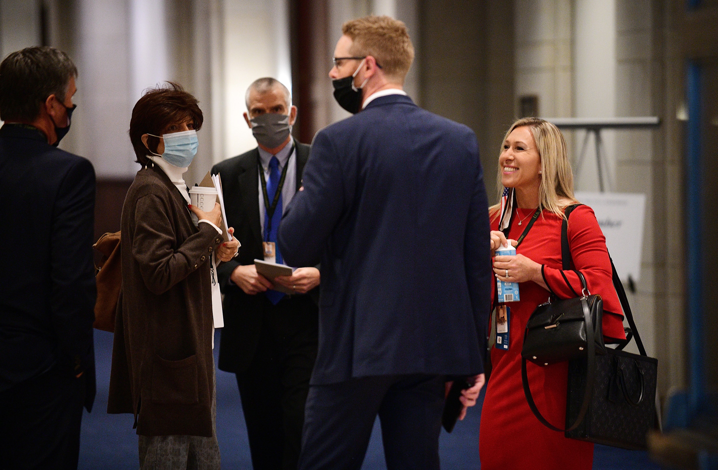 Image: Marjorie Taylor Greene, Newly elected members of the U.S. Congress participate in an orientation on Capitol Hill in Washington D.C.