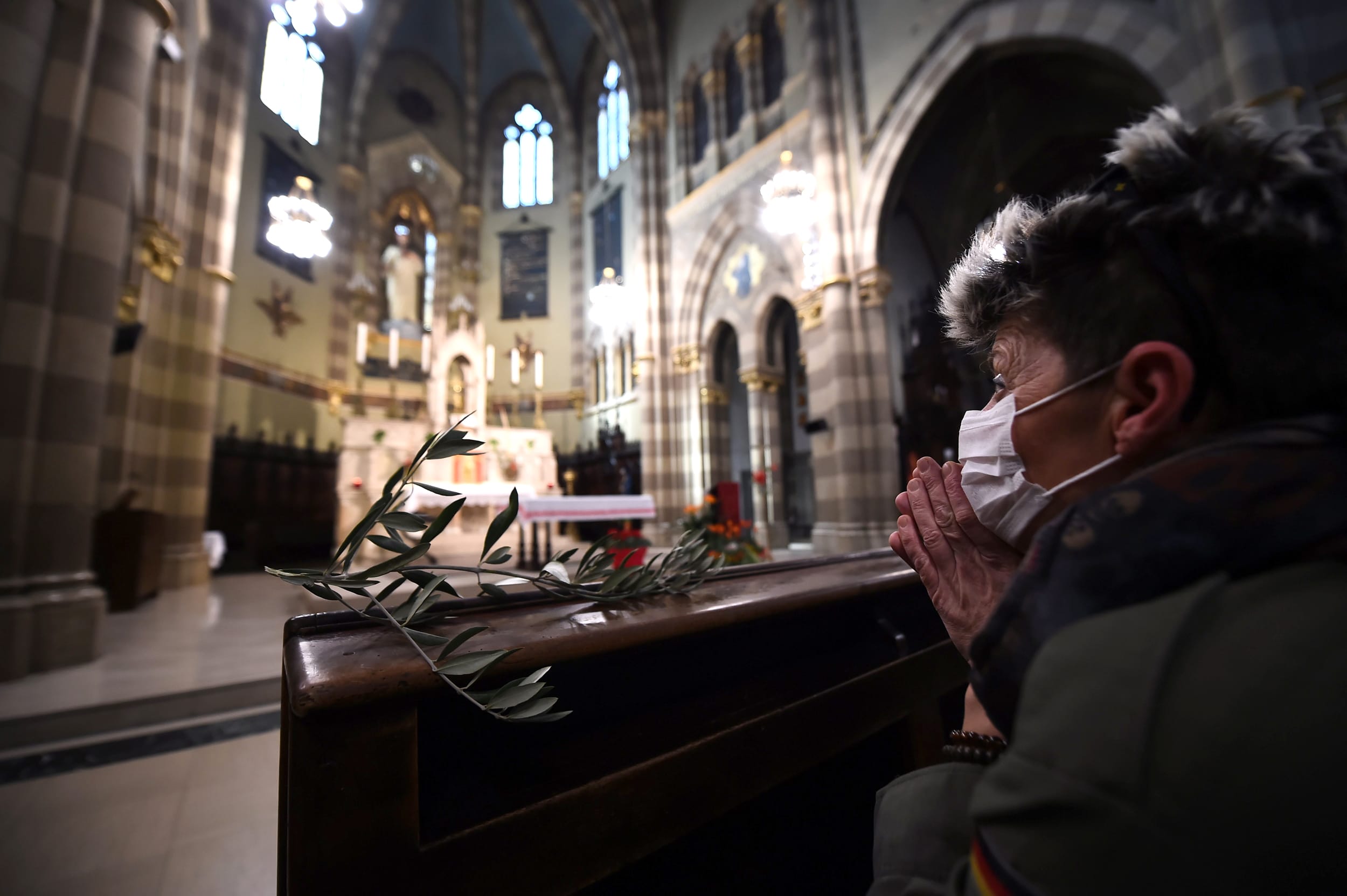 Image: Palm Sunday during coronavirus disease (COVID-19) outbreak in Turin