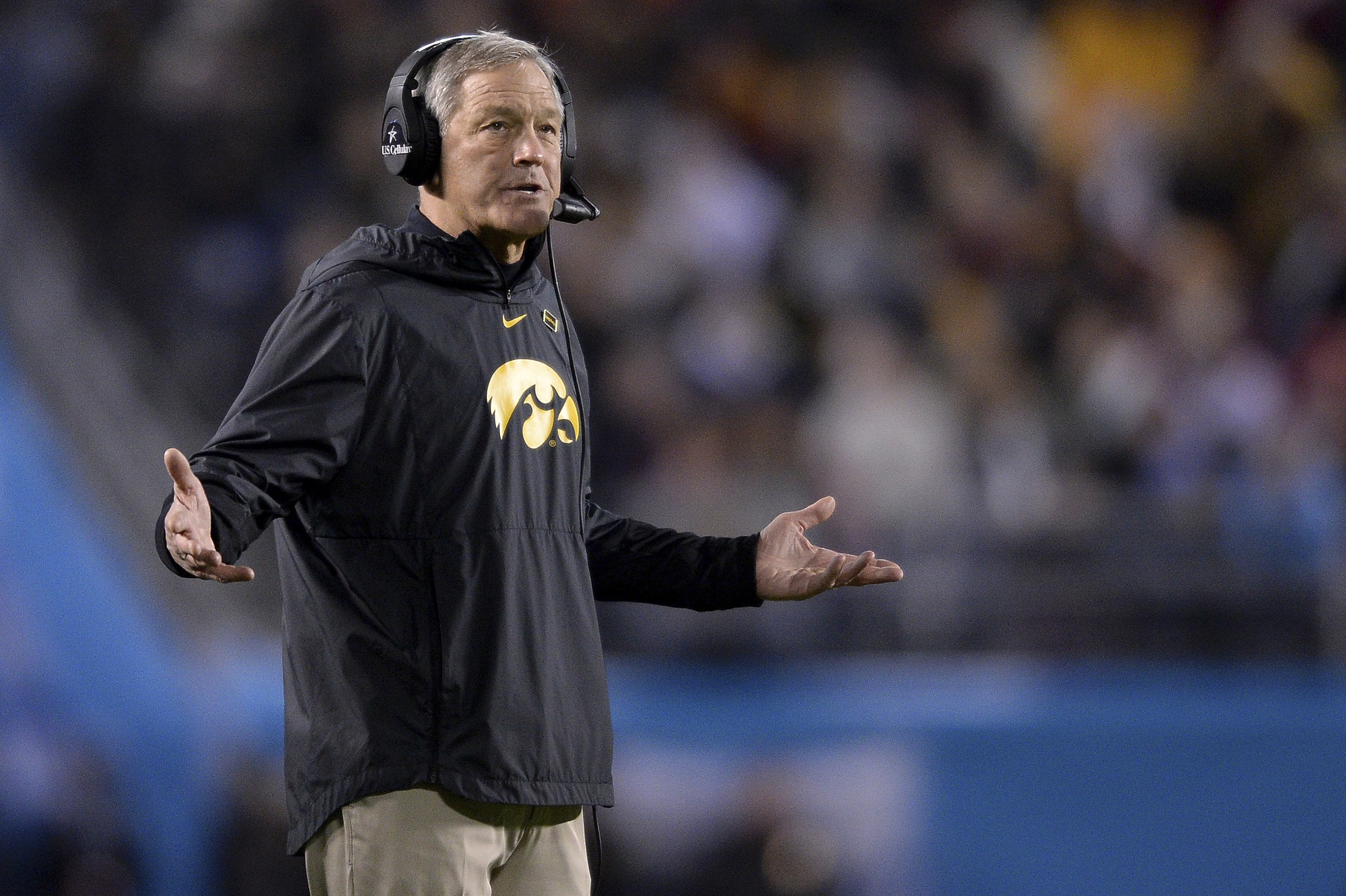 Image: University of Iowa head coach Kirk Ferentz