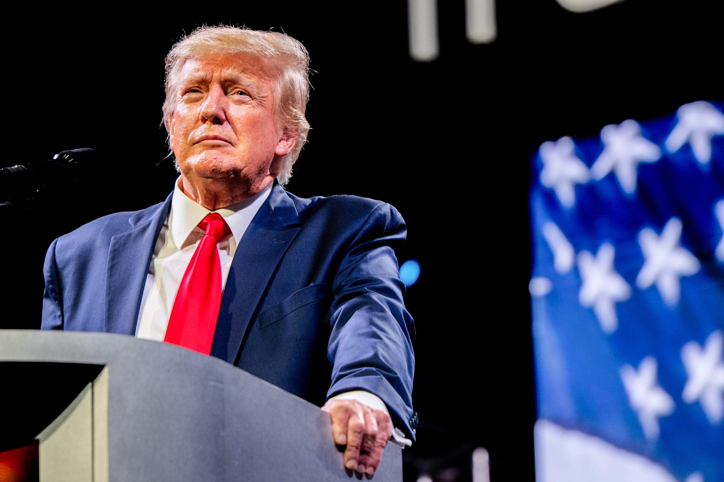 Former President Donald Trump speaks in Austin, Texas, on May 14, 2022.