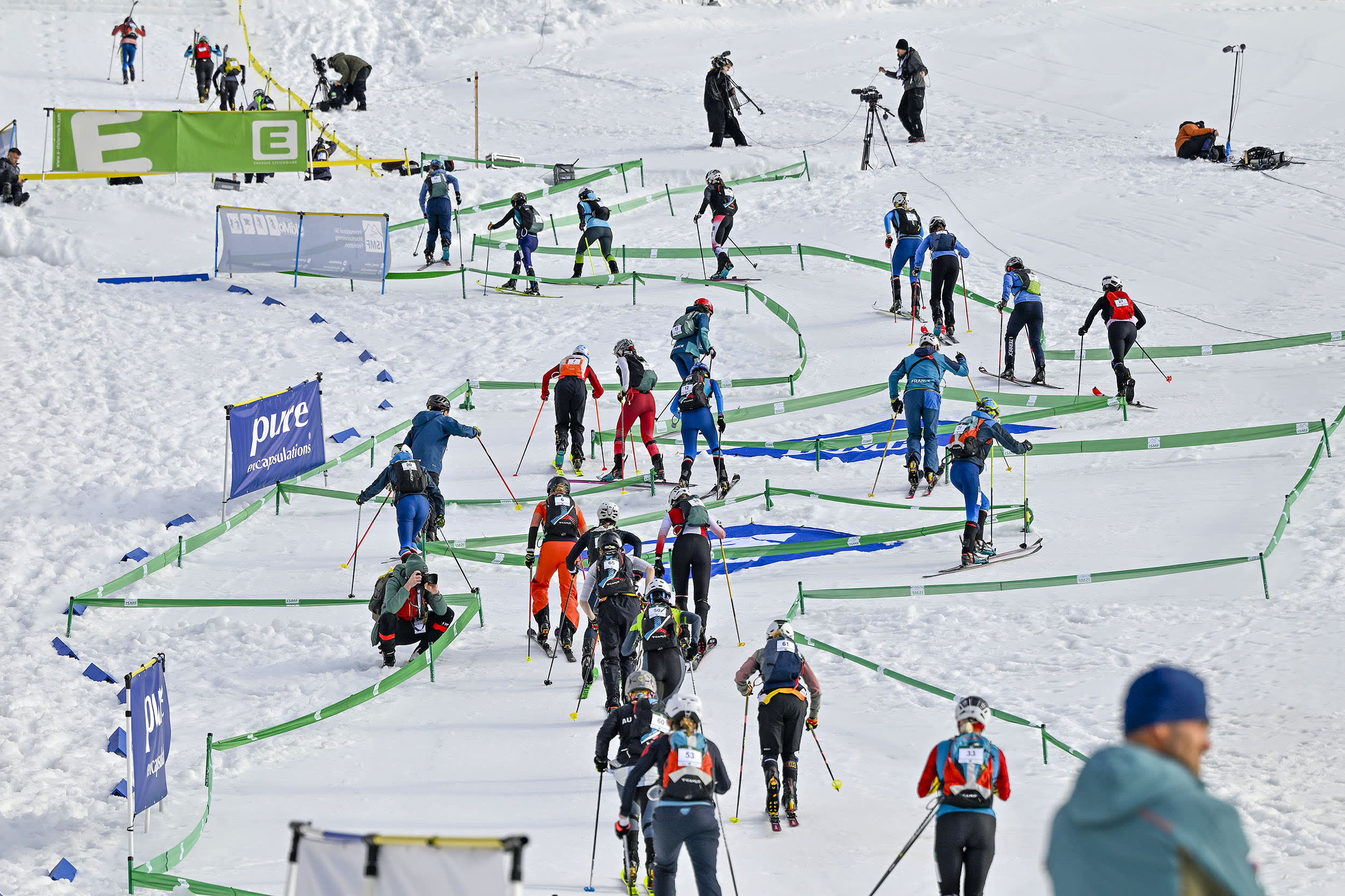 Ski mountaineering.