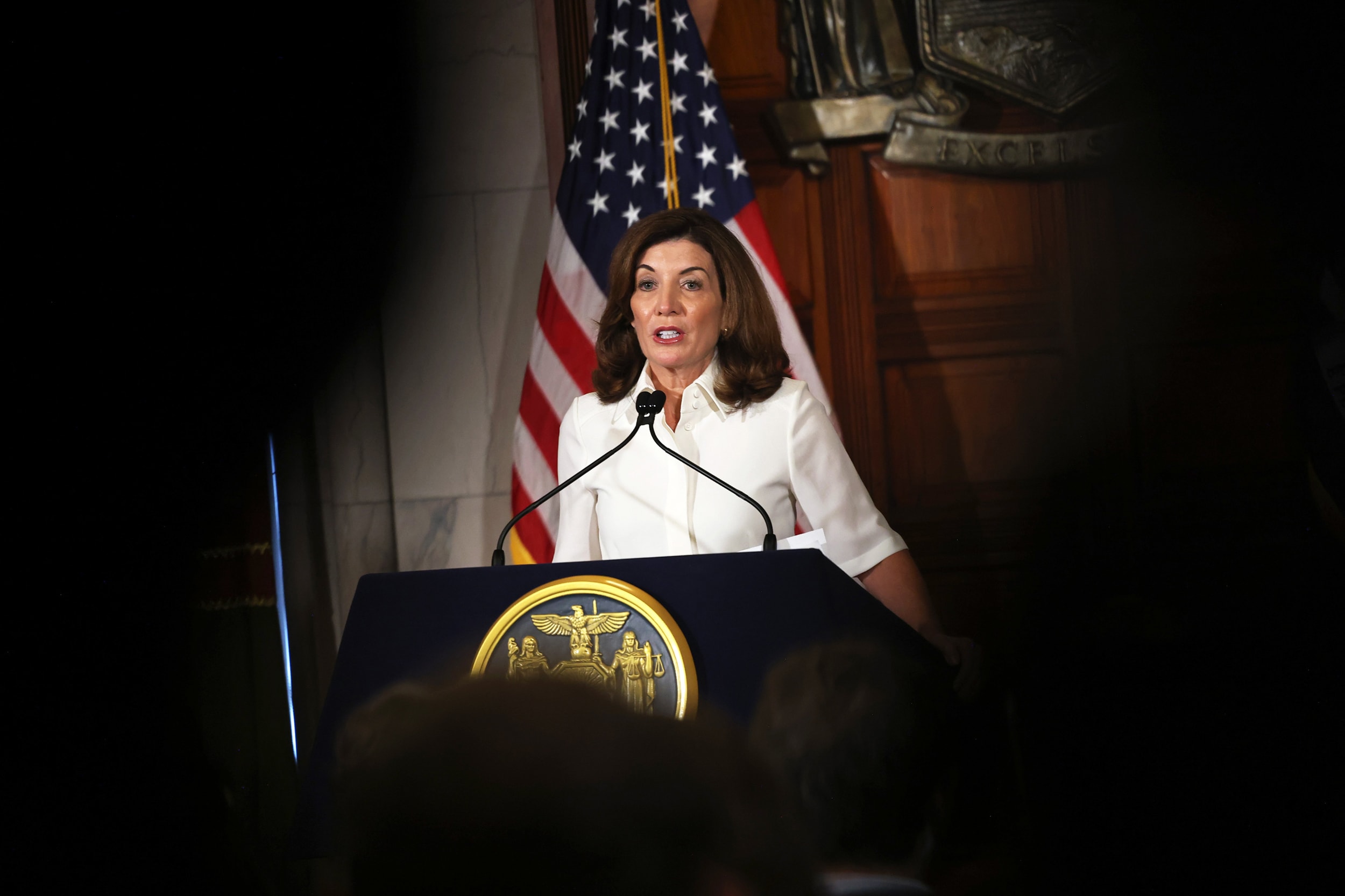 Image: Kathy Hochul Assumes Office As Governor Of New York State