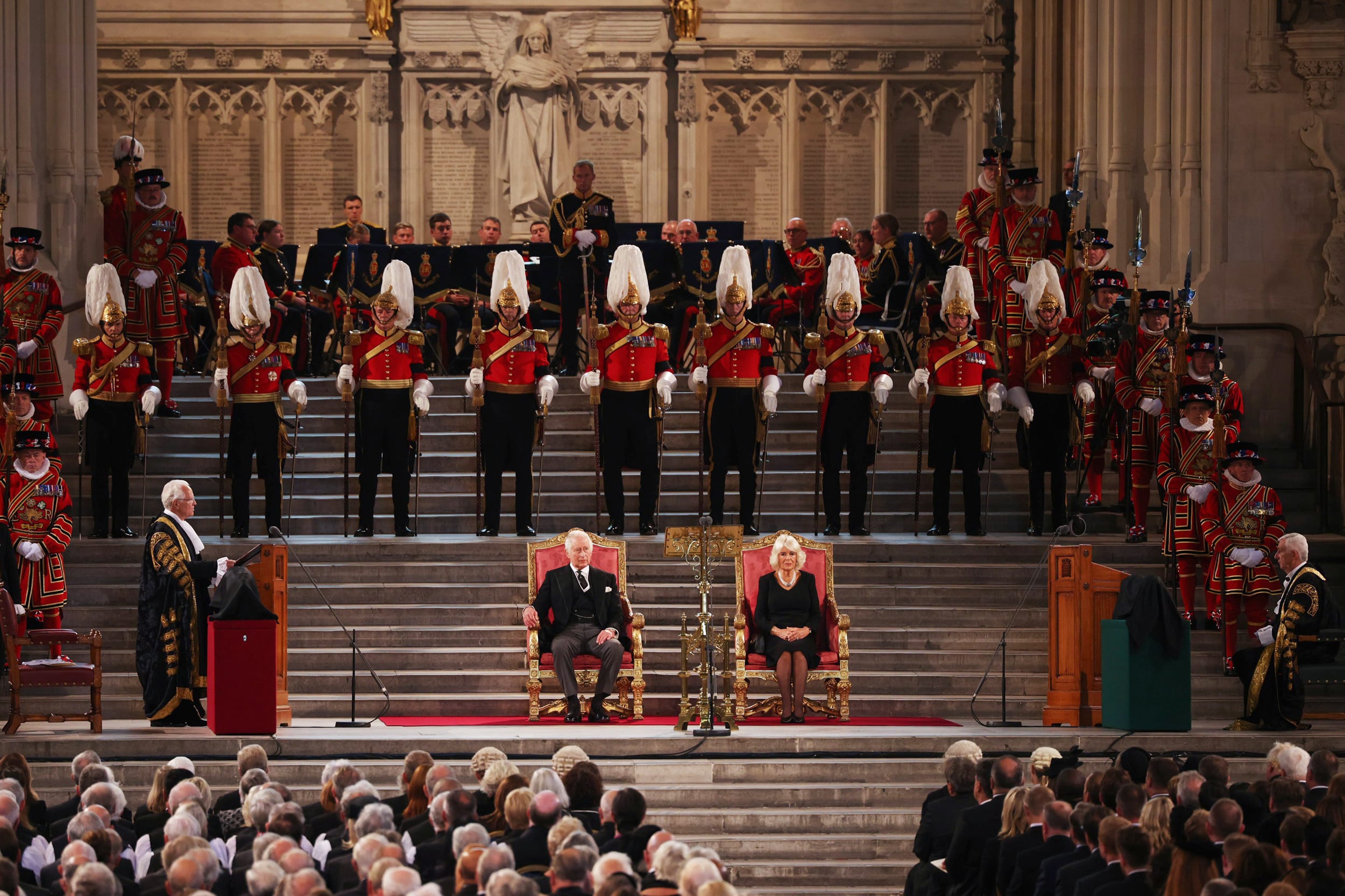 Image: Presentation Of Addresses By Both Houses of Parliament To His Majesty King Charles III