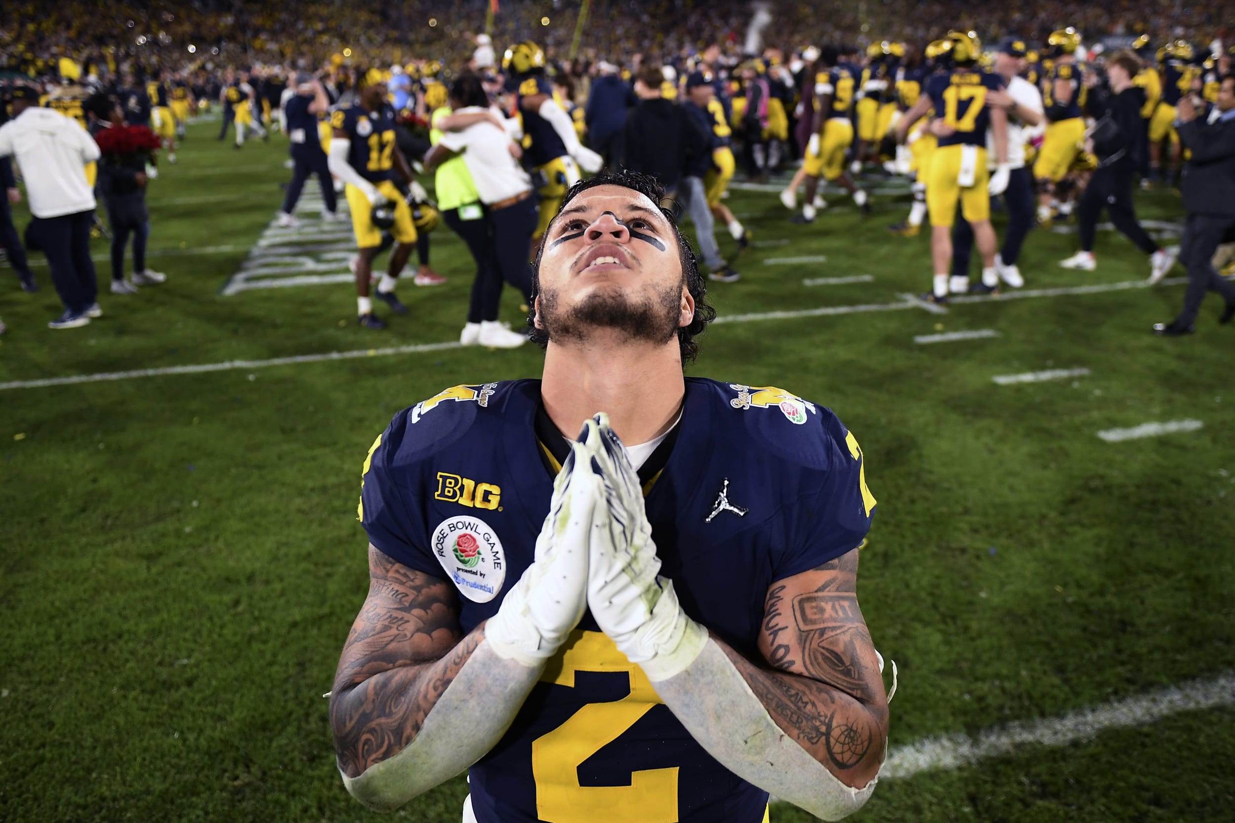 Michigan running back Blake Corum