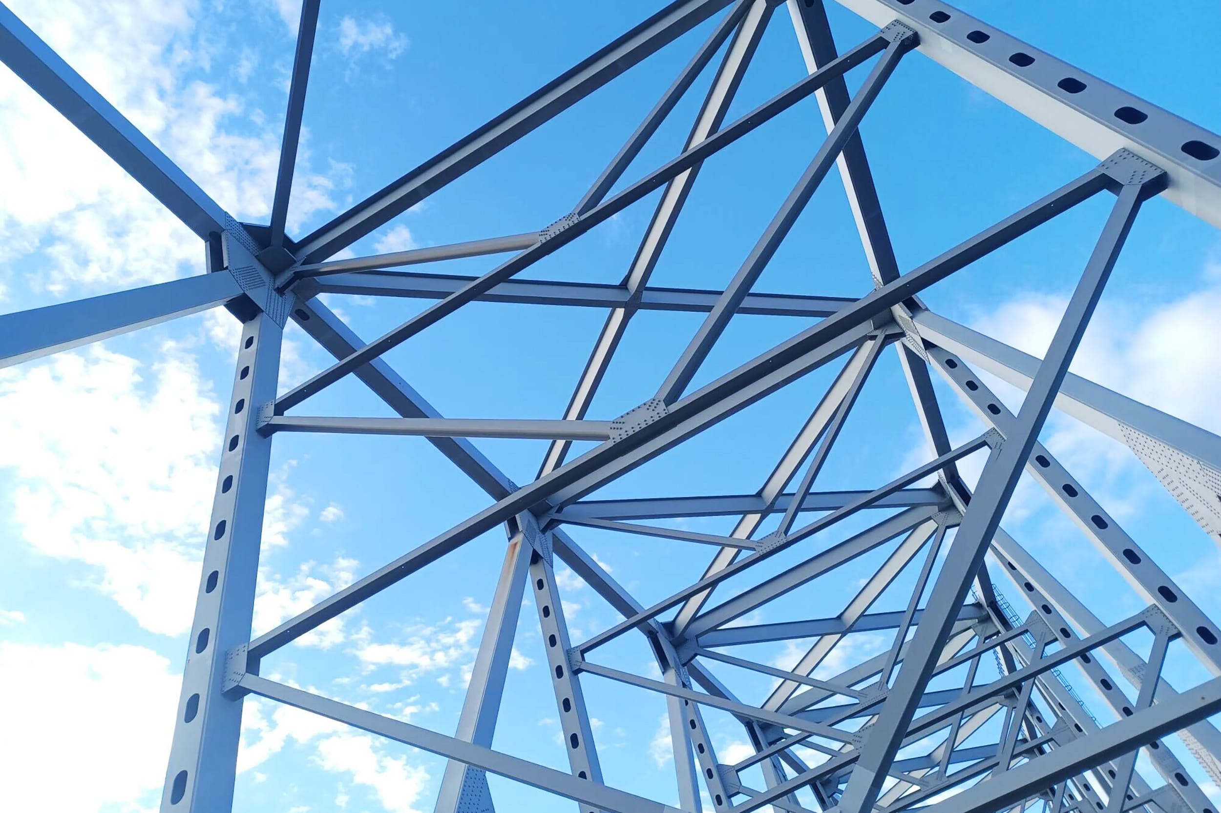 An image taken crossing the Francis Scott Key Bridge in Baltimore, Md. 