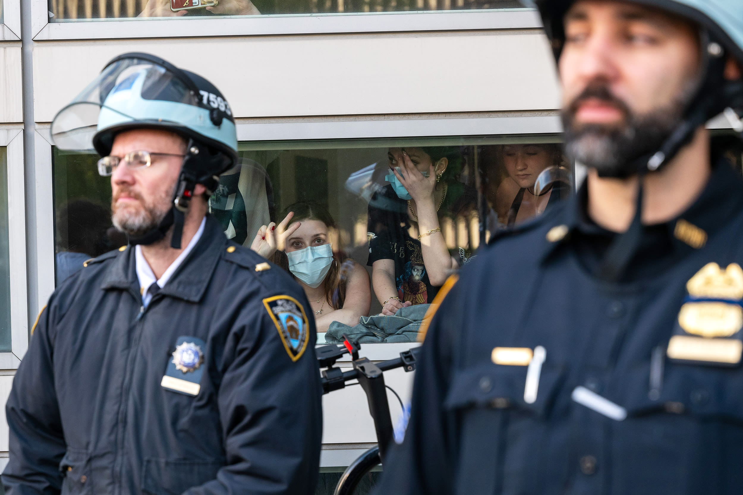 Image: Police Intervene After Fordham University Erects Encampment