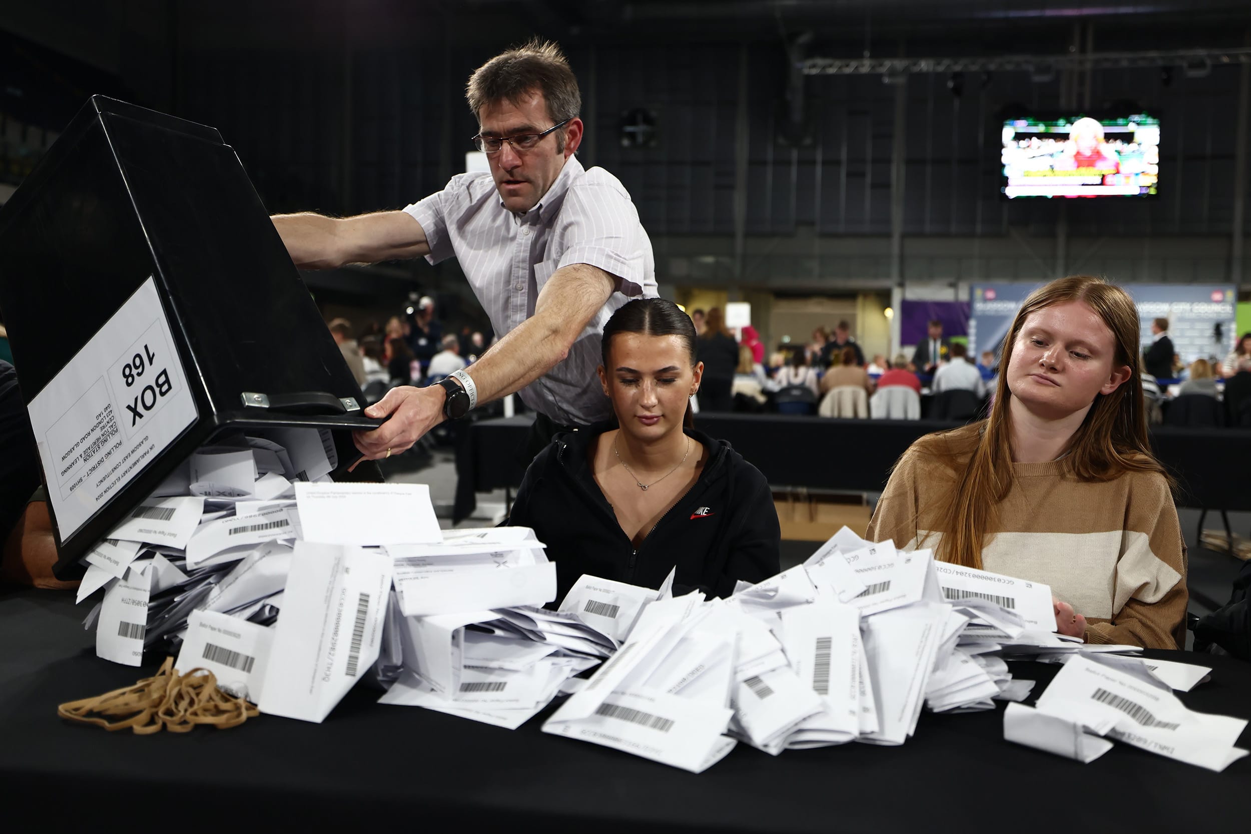 Election Counts And Declaration In Glasgow