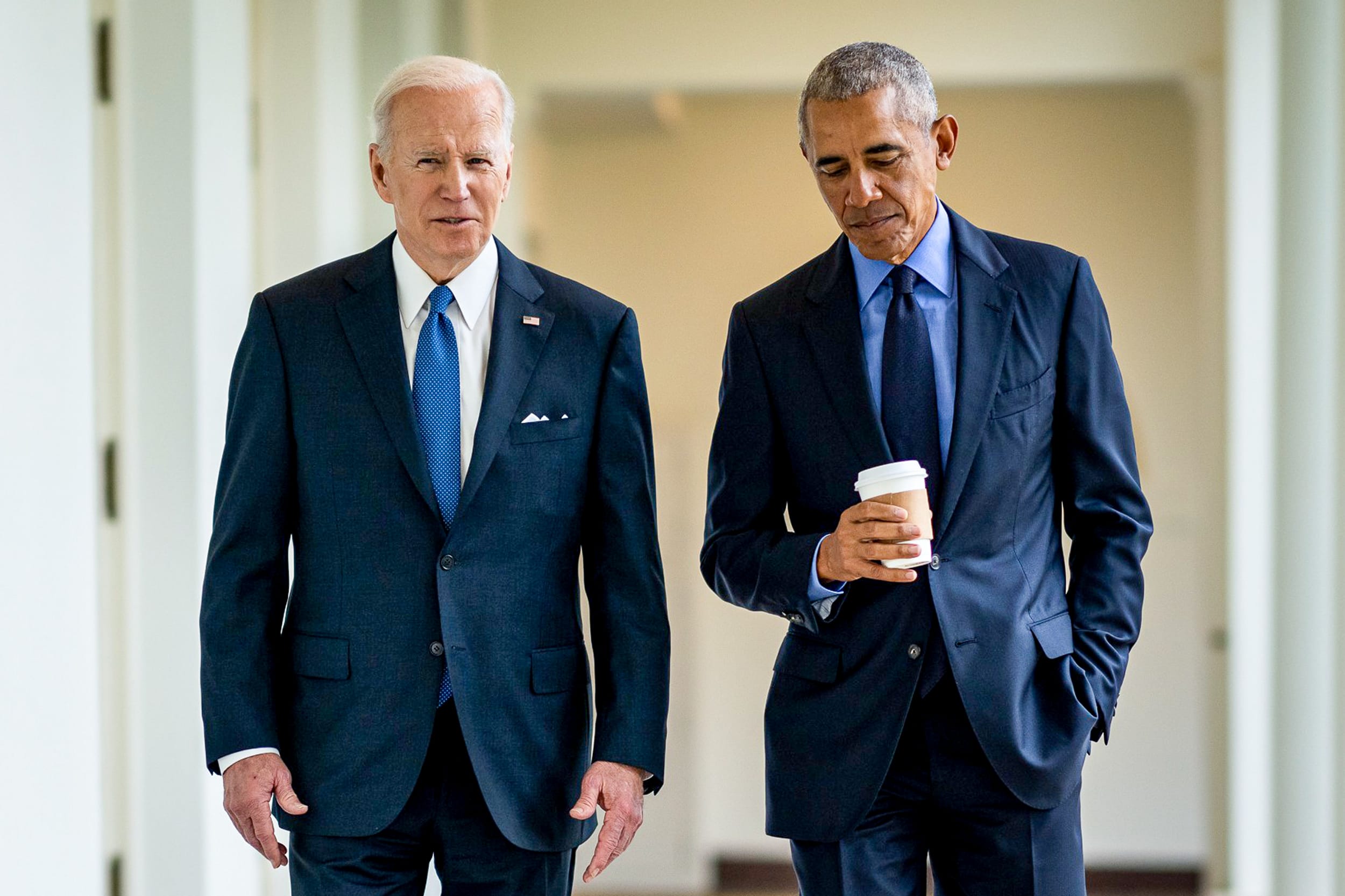 Joe Biden and Barack Obama.