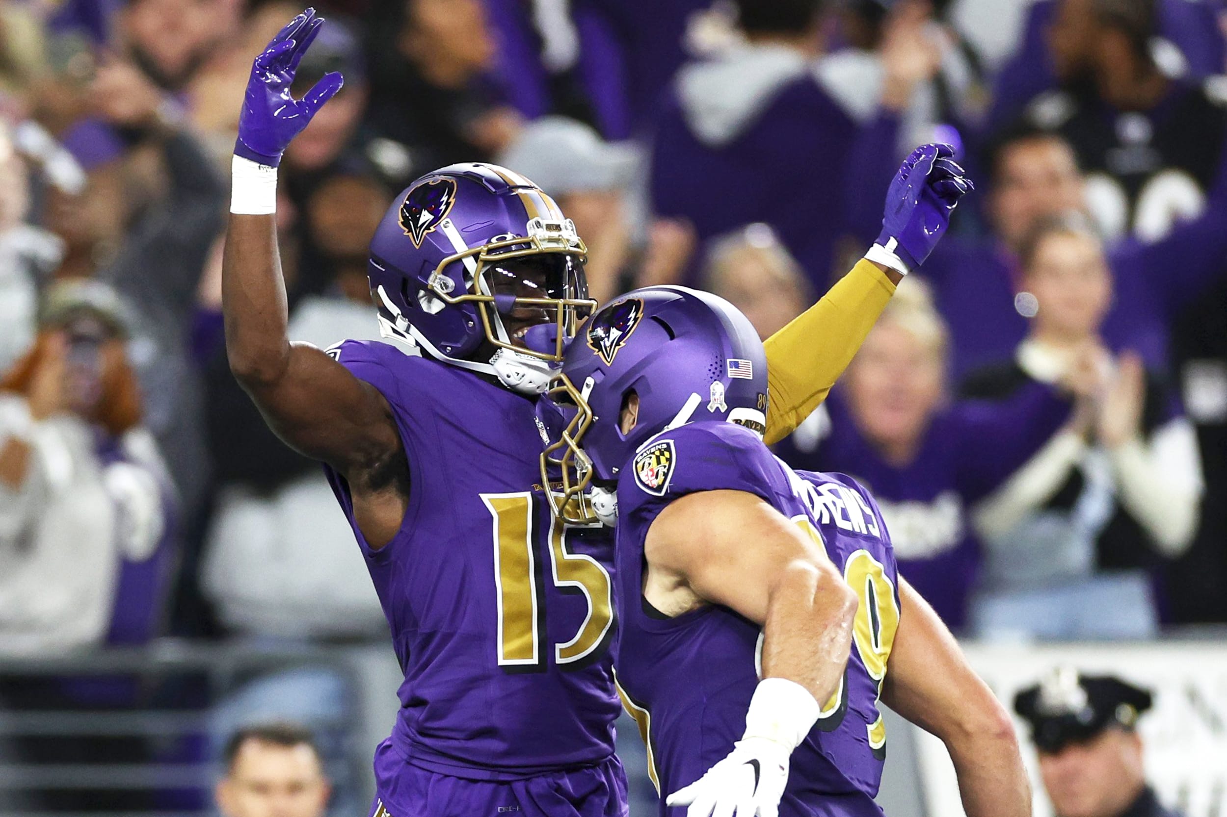 Image: Cincinnati Bengals v Baltimore Ravens Nelson Agholor