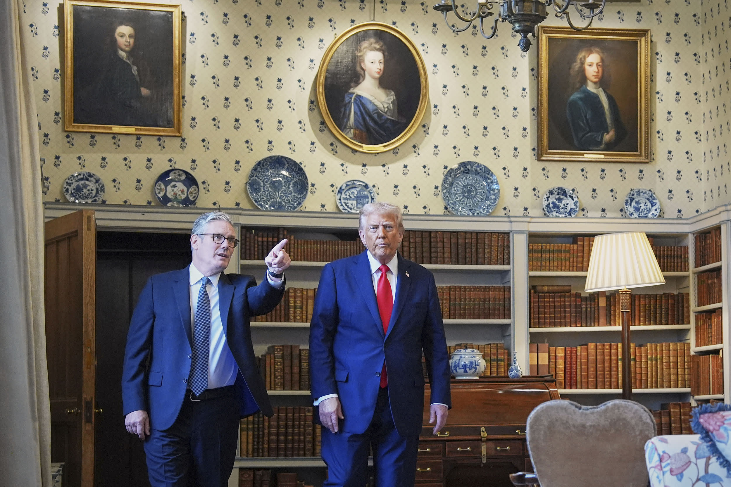 APTOPIX Trump Britain