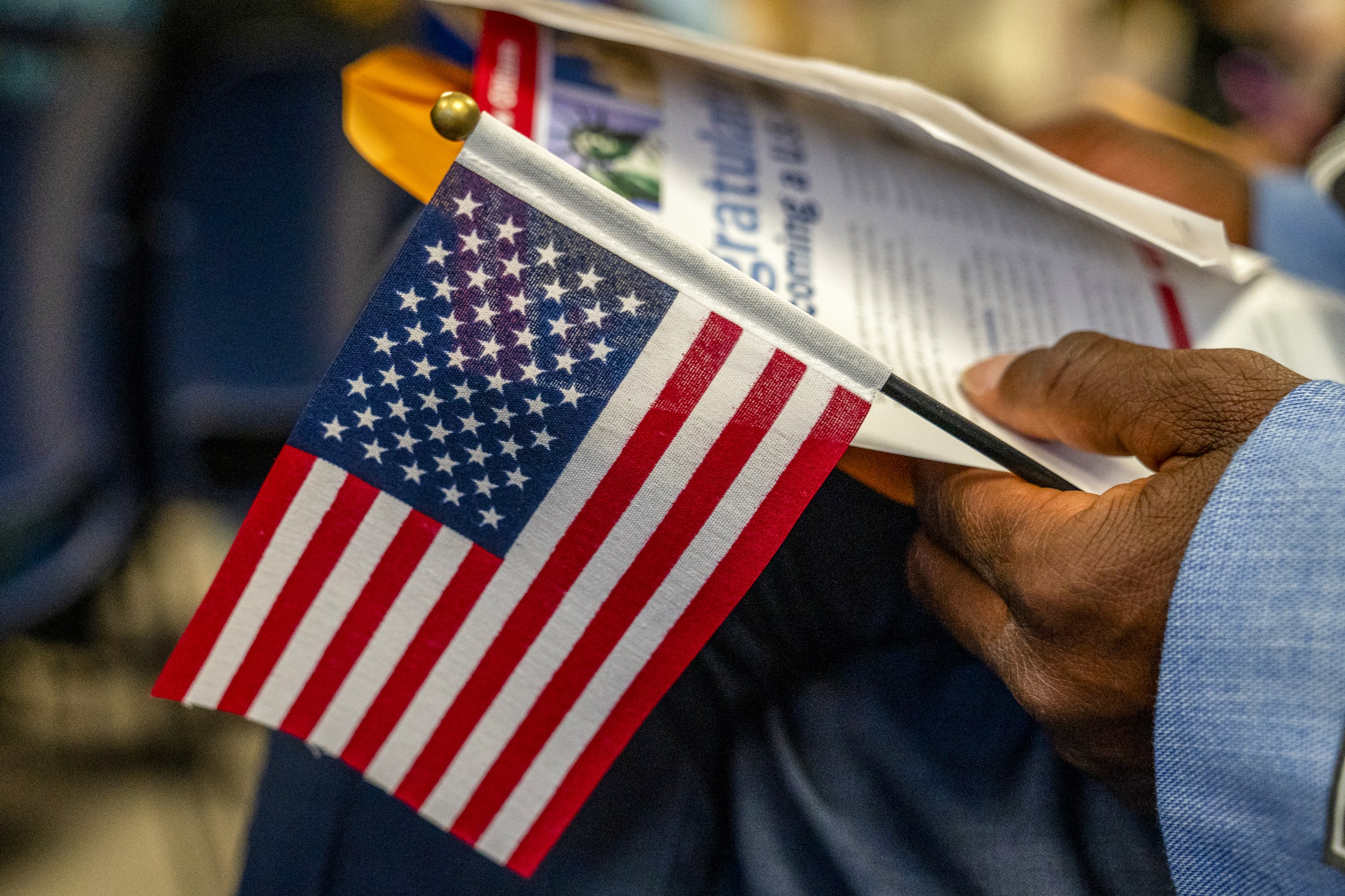 USCIS citizenship packet.
