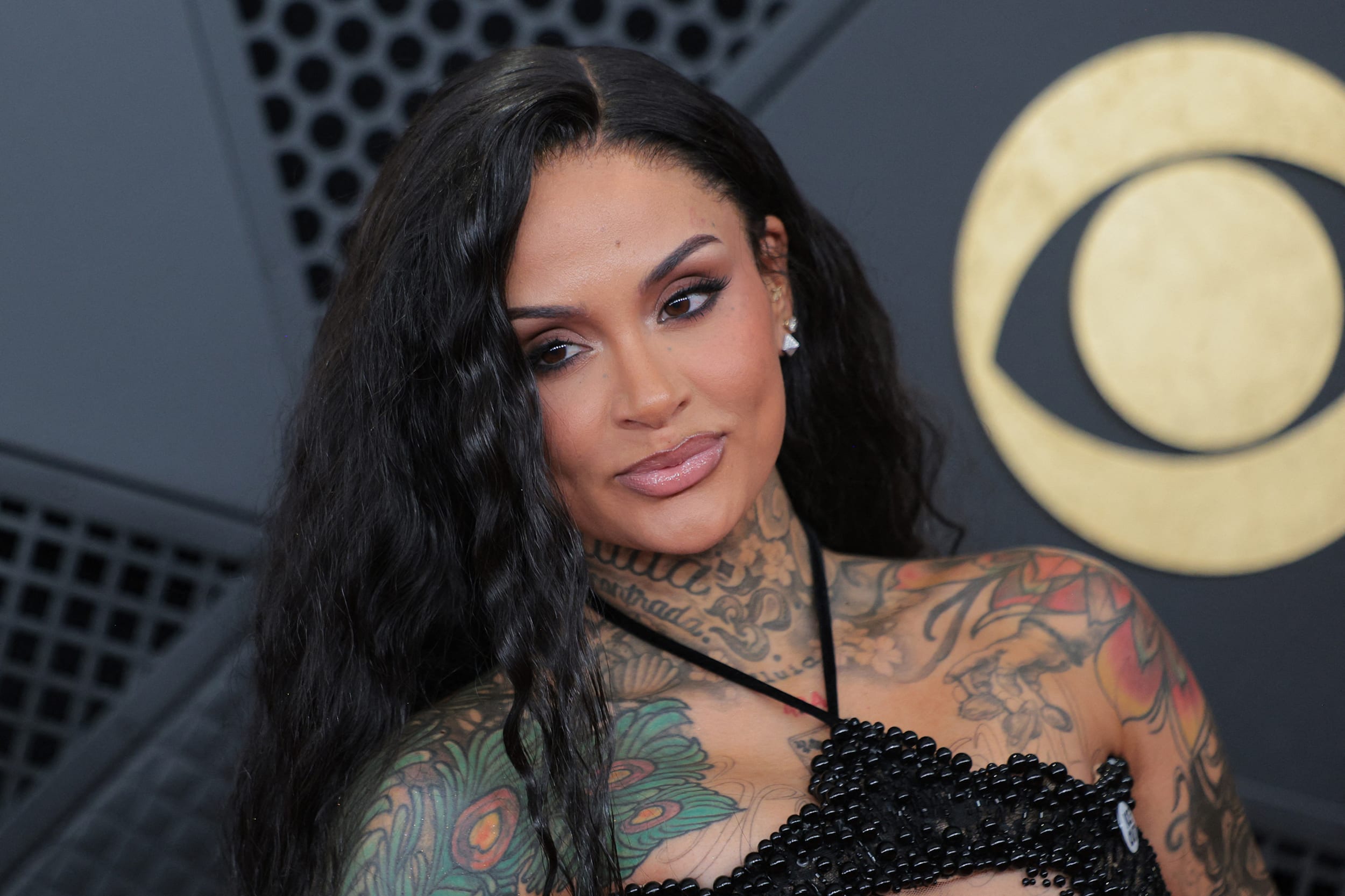 Kehlani arrives at the 68th Annual Grammy Awards on Sunday.