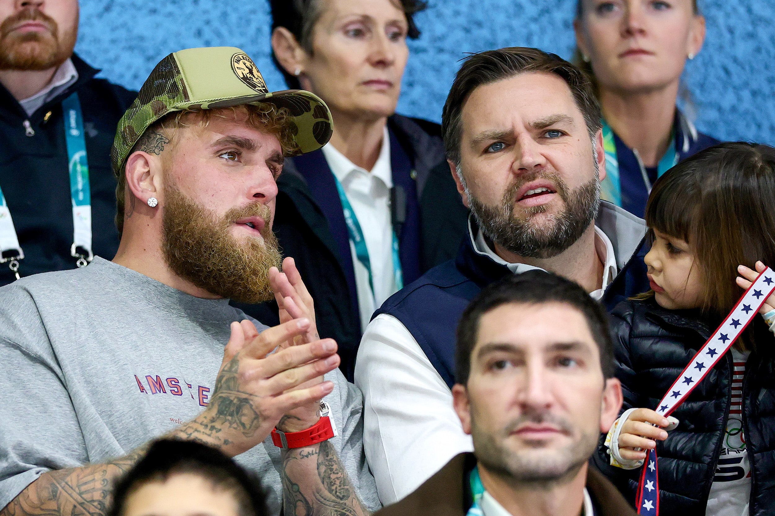 Jake Paul and JD Vance.