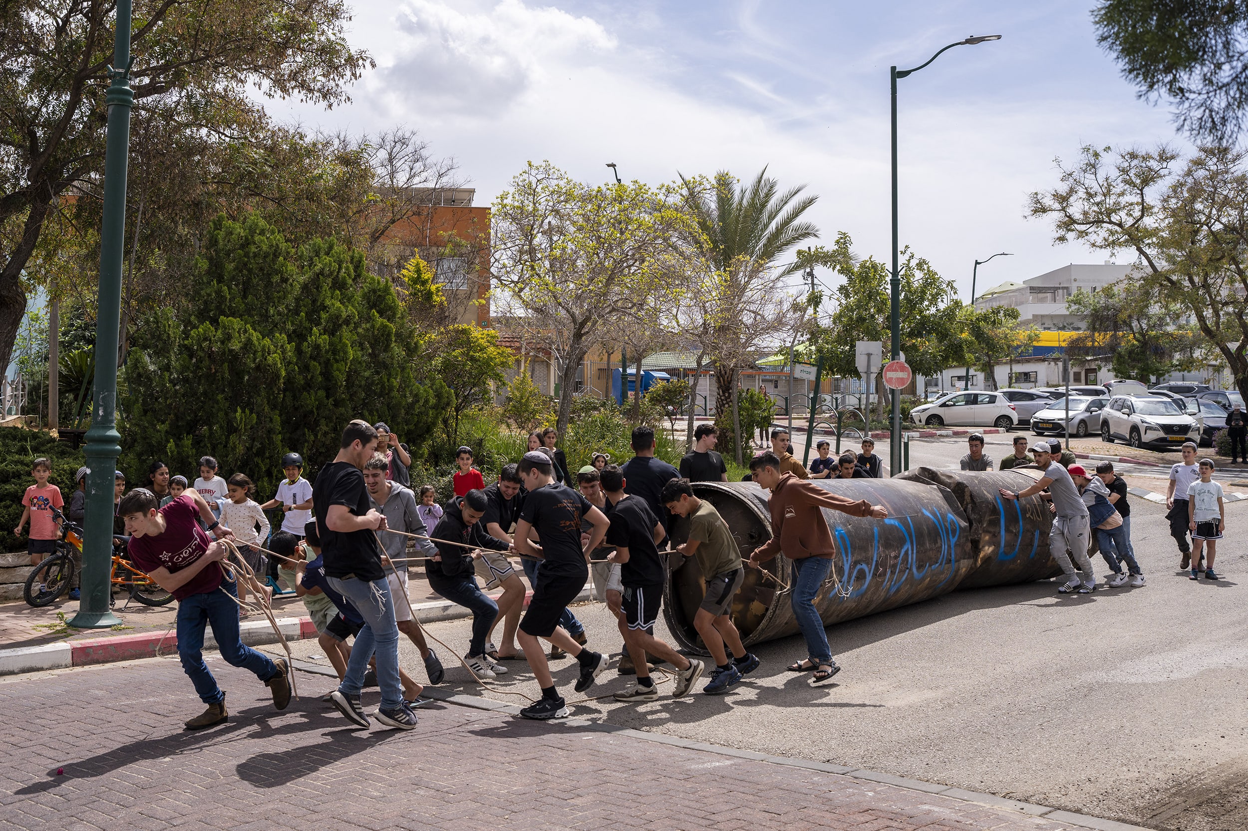 Image: TOPSHOT-ISRAEL-IRAN-US-PALESTINIAN-WAR