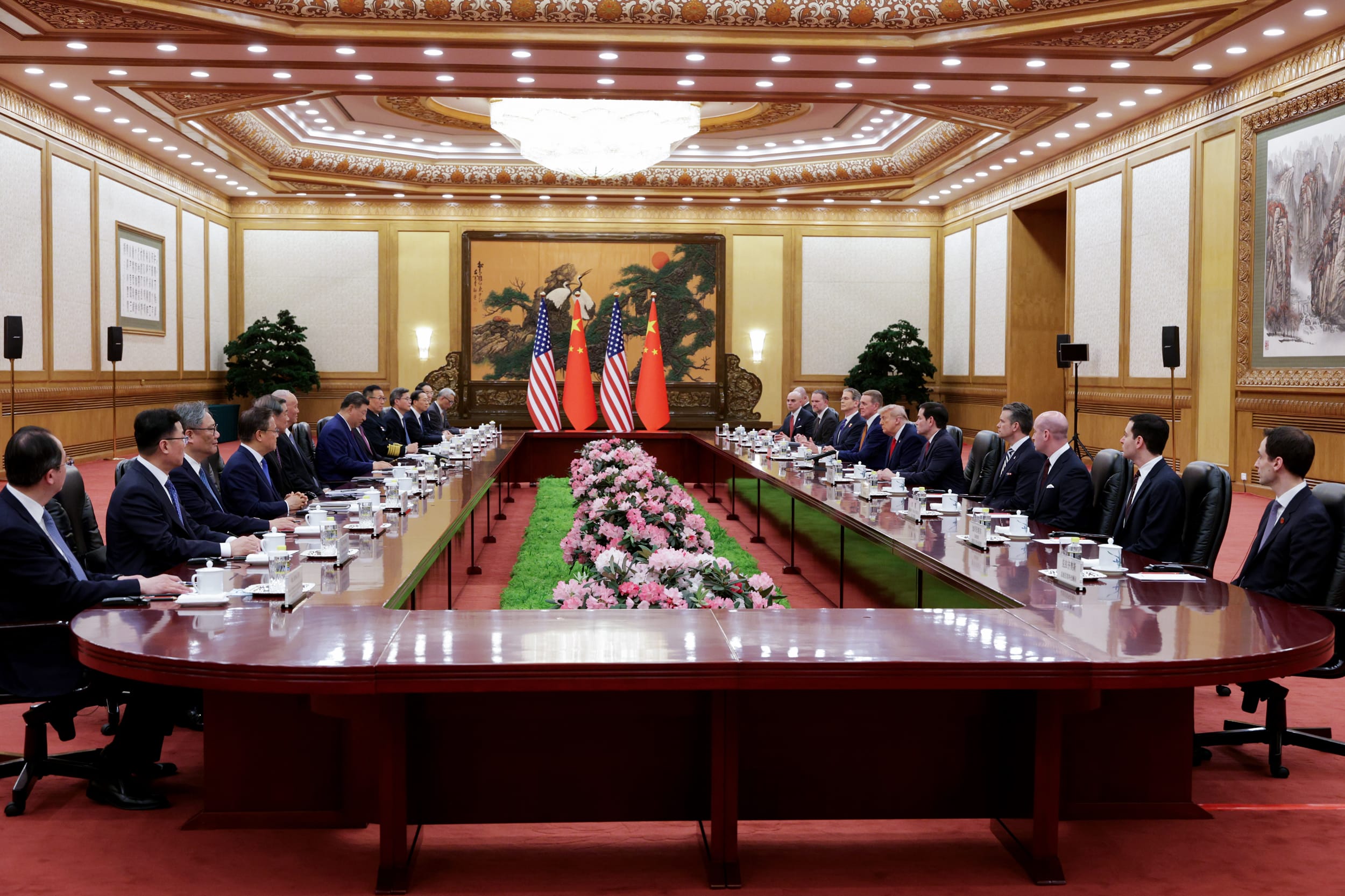 U.S. President Trump Meets With China's President Xi And Attends State Banquet