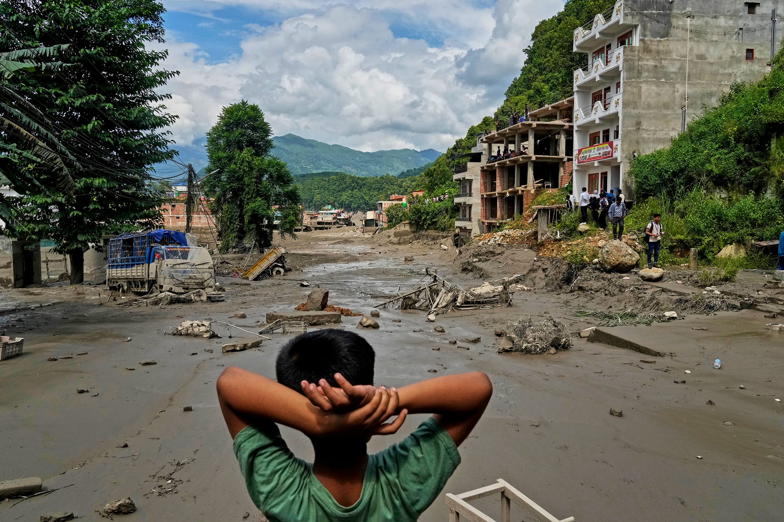 APTOPIX Nepal Flash Floods