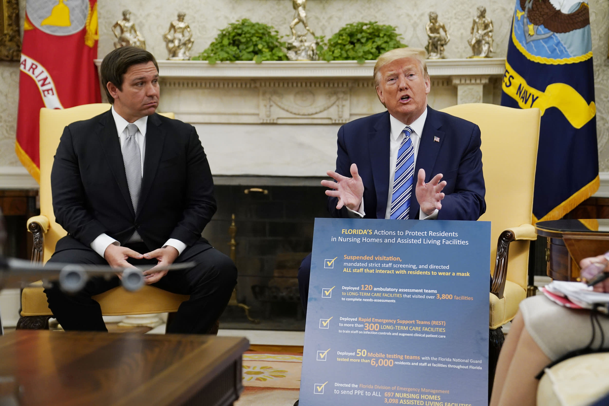Image: Donald Trump, Ron DeSantis