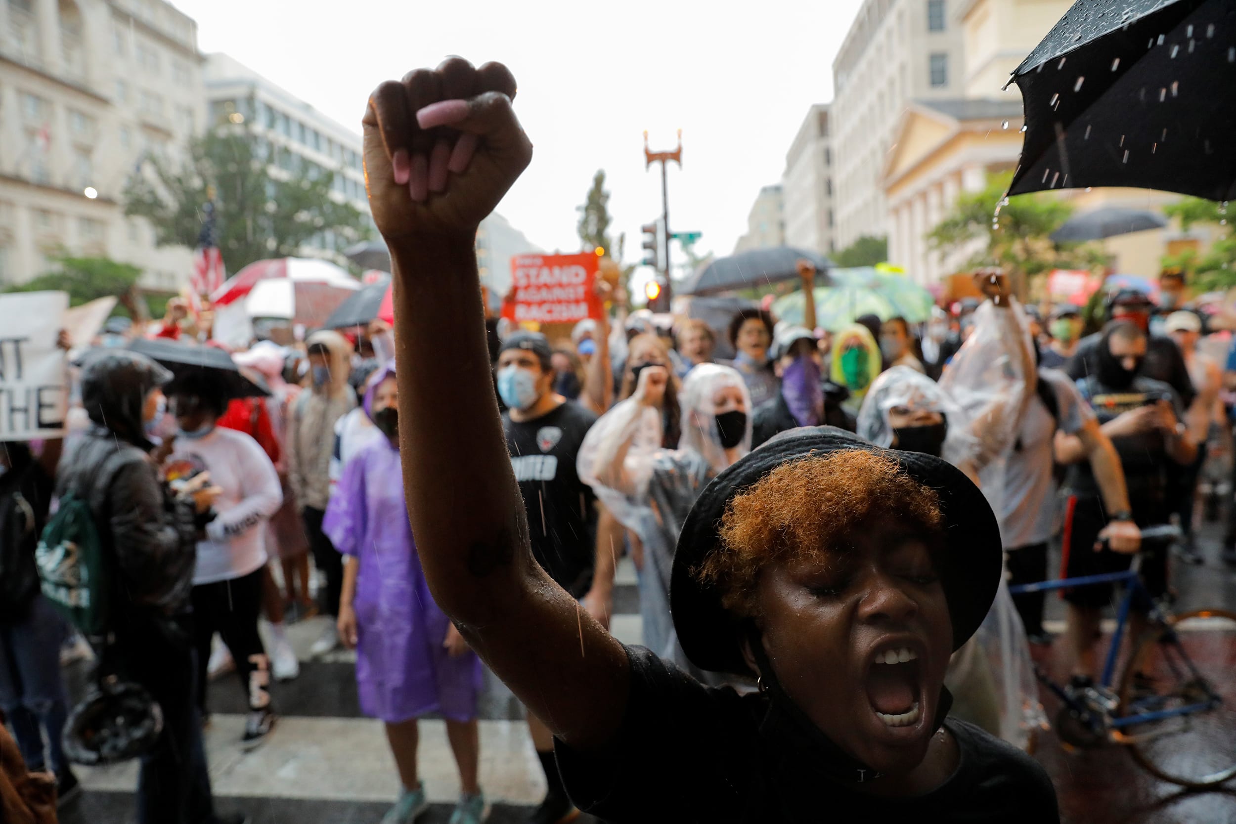 Image: Protest against the death in Minneapolis police custody of George Floyd, in Washington