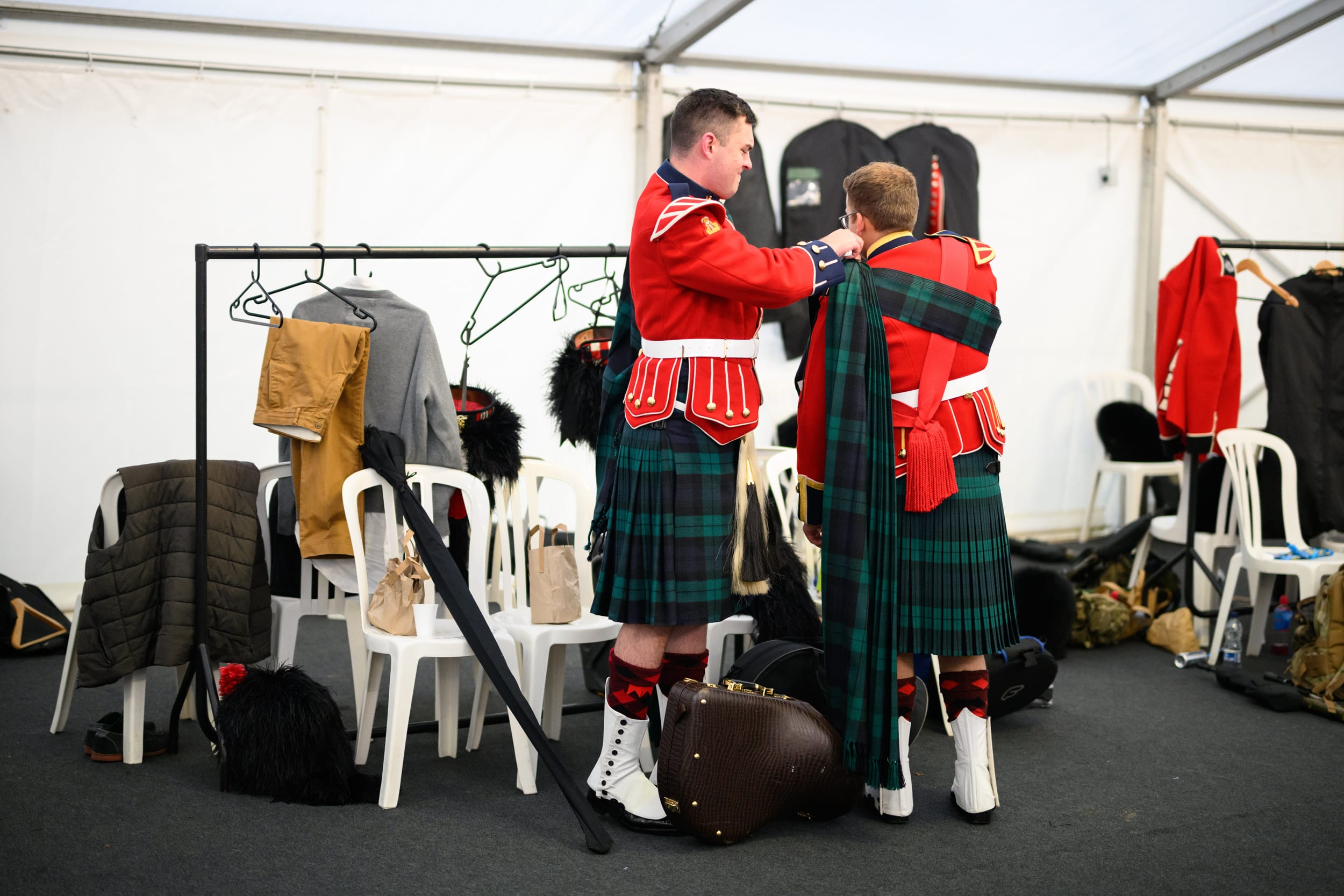 Image: Rehearsal Of Queen Elizabeth II's Committal Takes Place In Windsor