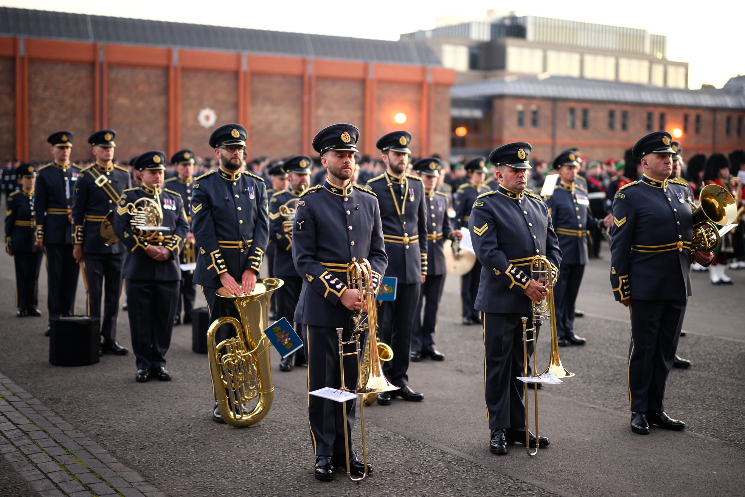 Image: Rehearsal Of Queen Elizabeth II's Committal Takes Place In Windsor