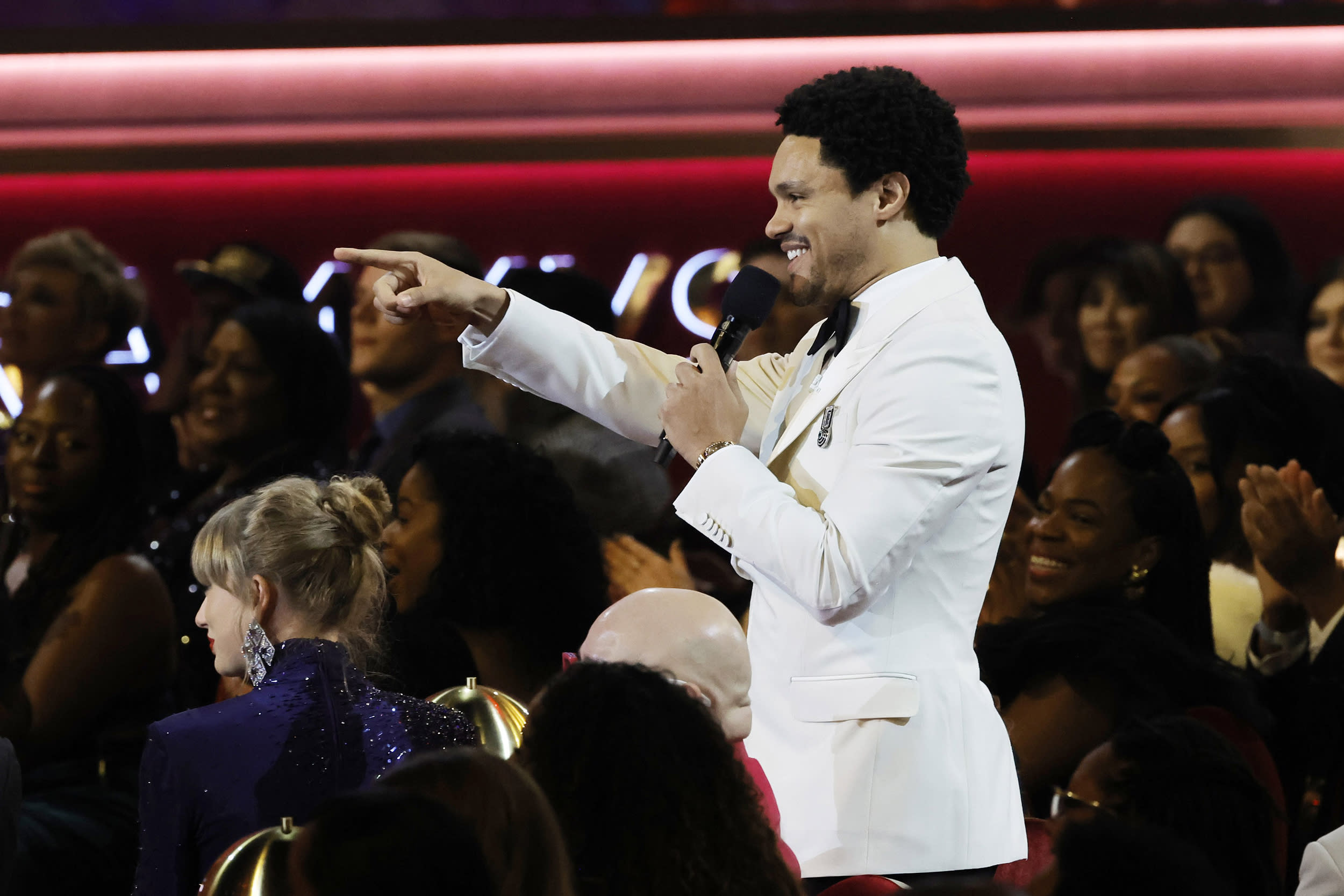 Host Trevor Noah at the Grammy Awards.
