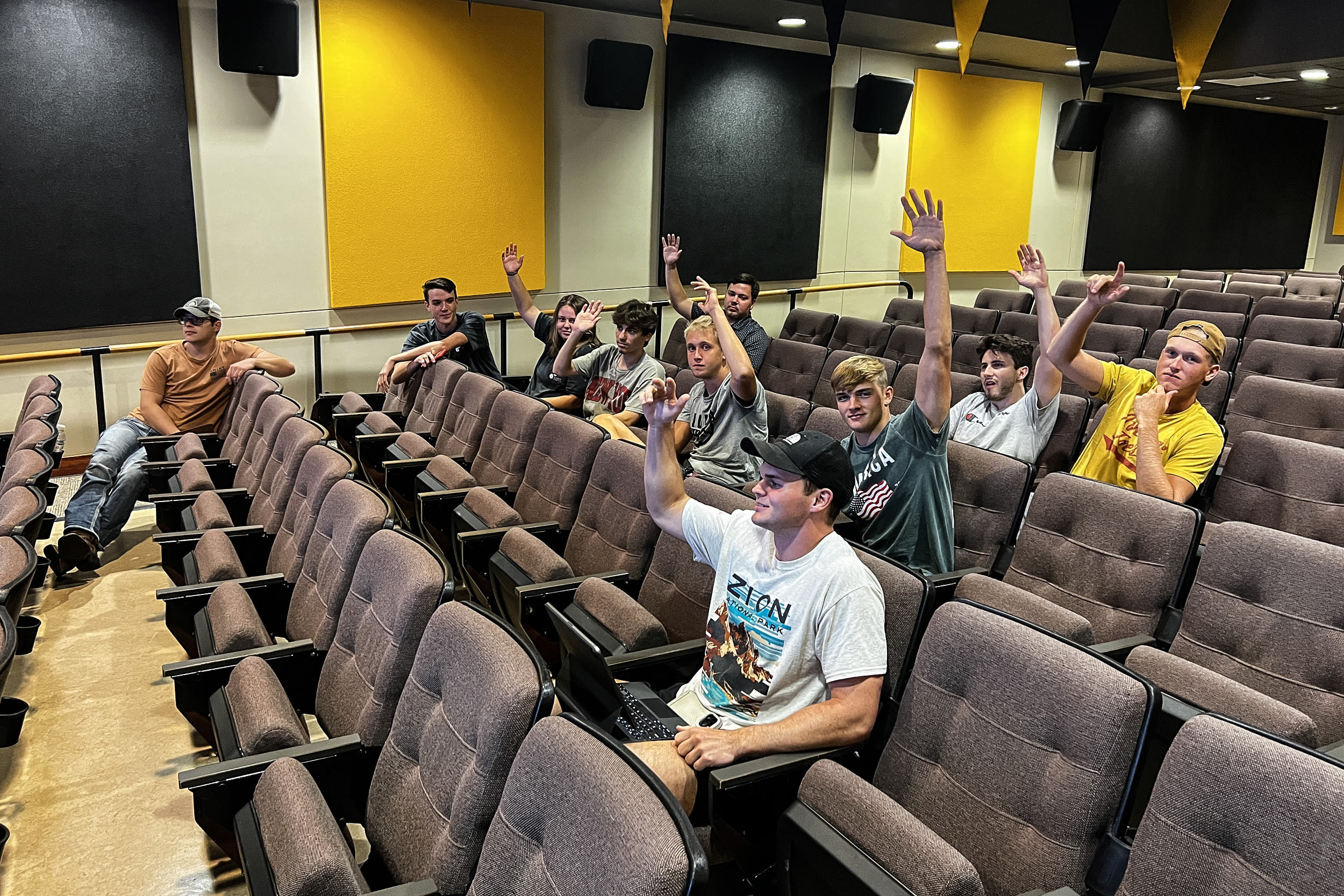 A watch party organized by the University of Iowa College Republicans in Iowa City.