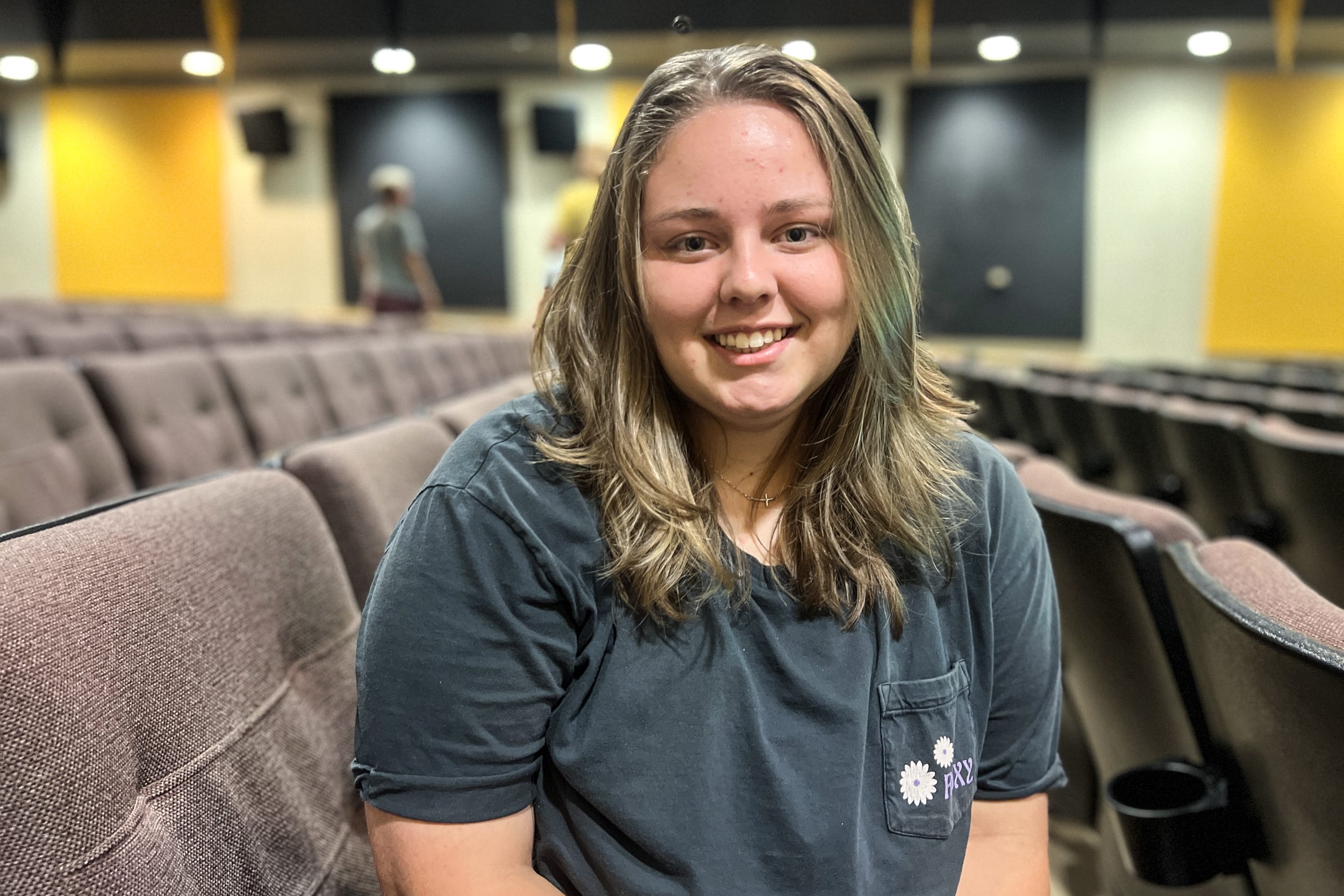 Sophie Claus, a Junior business student and President of the Students For Life at the University of Iowa.