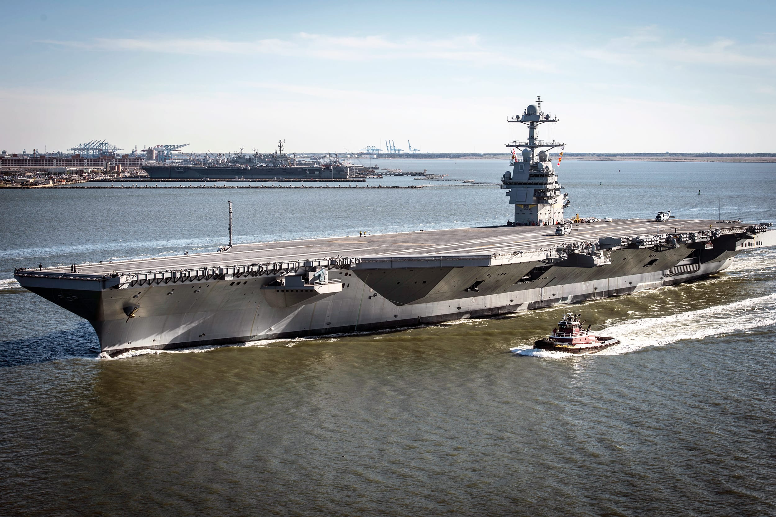 war ship ford CVN 78 battleship