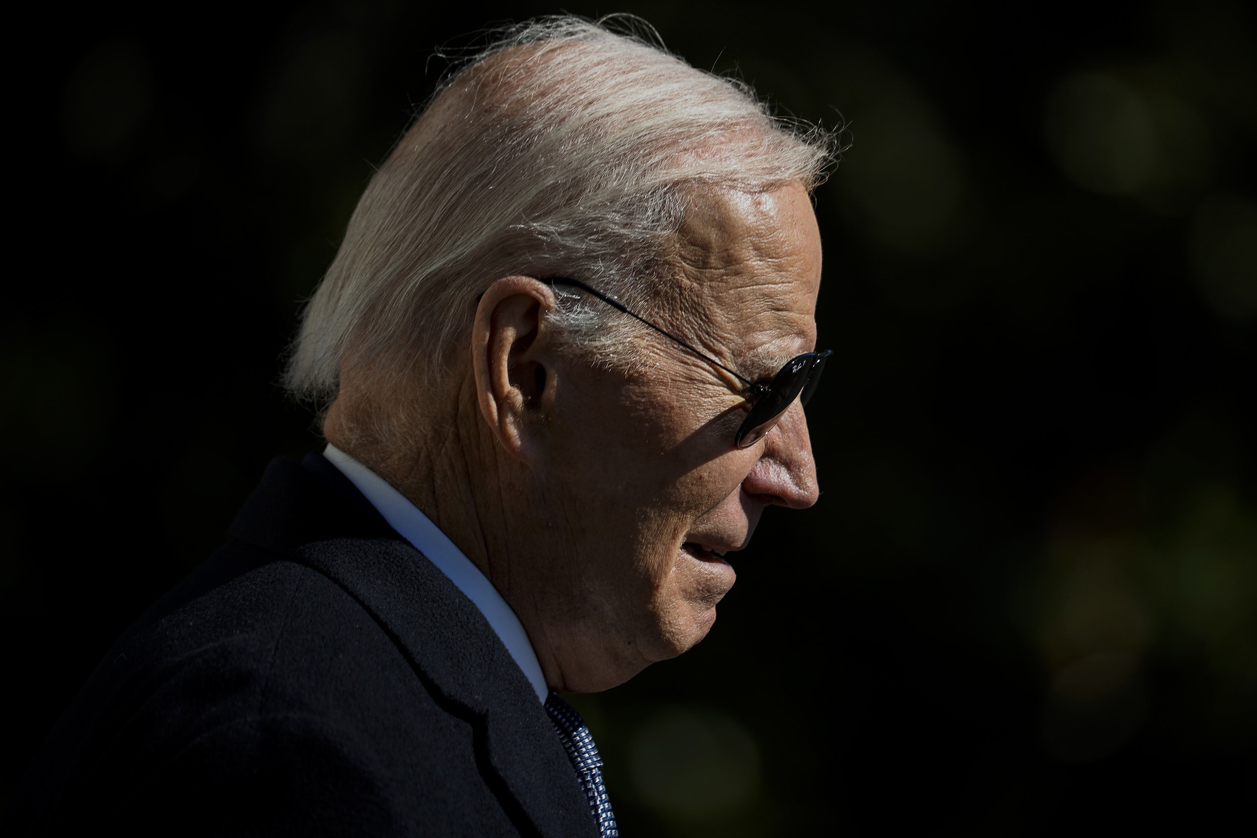 President Joe Biden outside the White House.