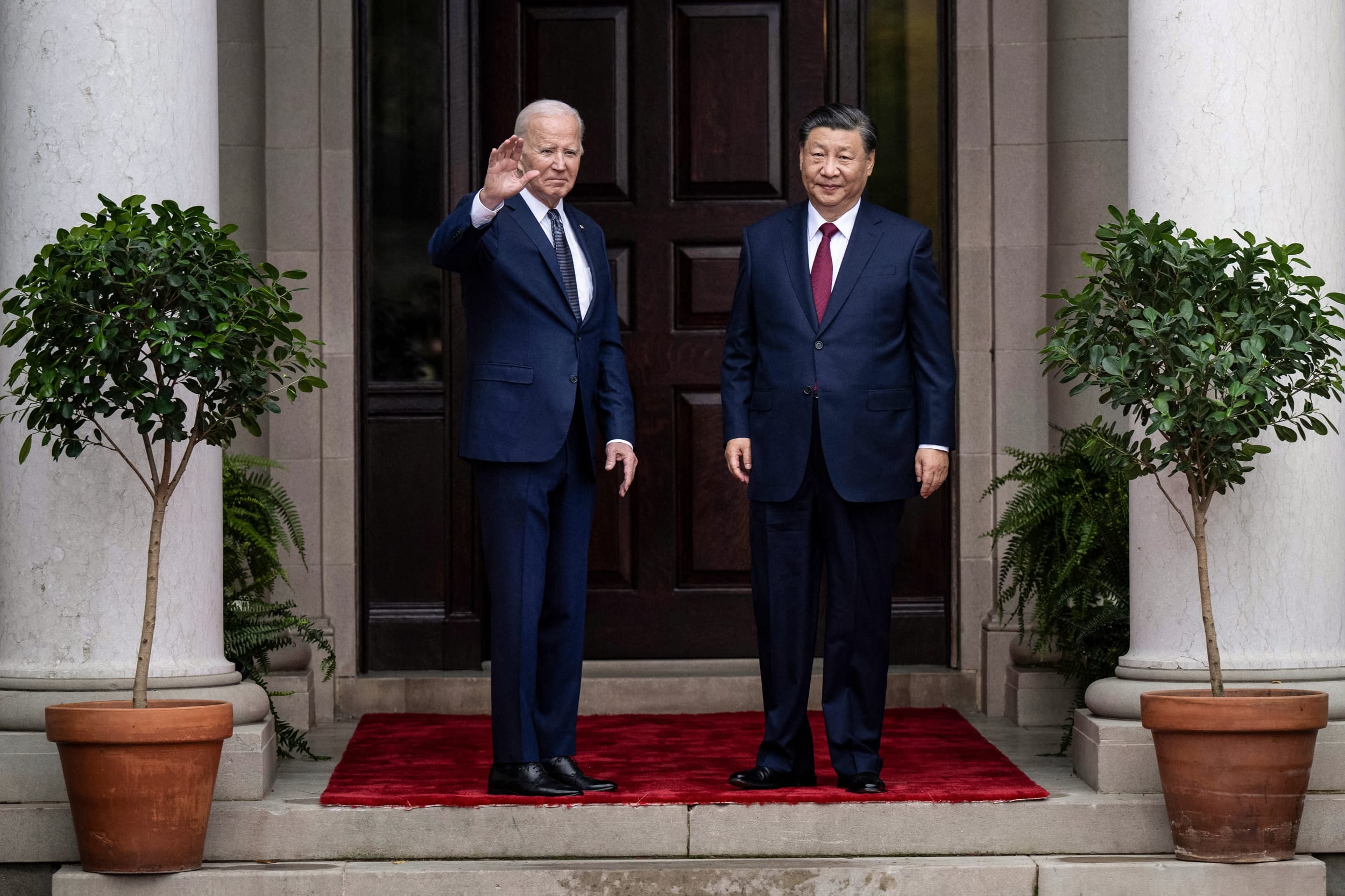 Image: President Joe Biden greets Chinese President Xi Jinping