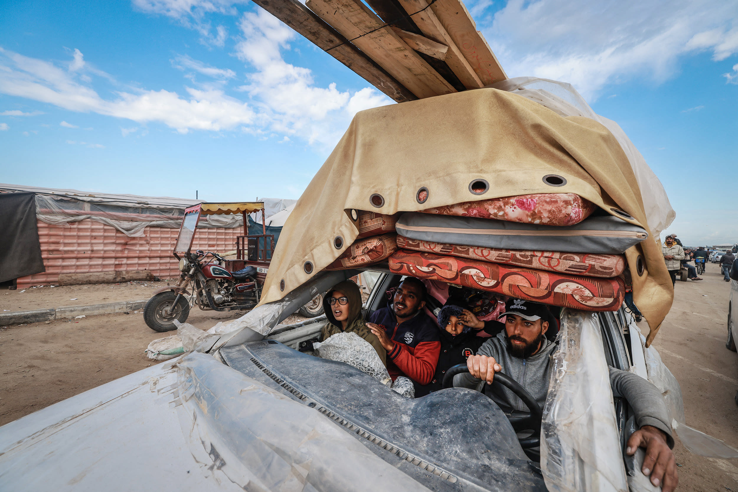 Palestinians in Rafah