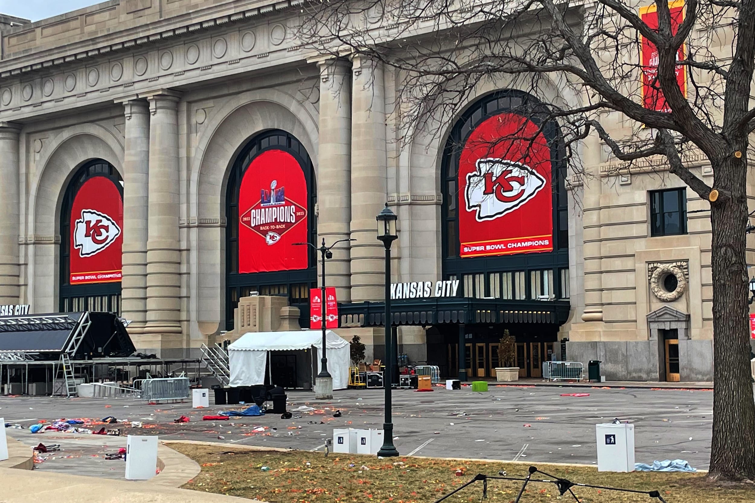 Aftermath of Kansas City shooting