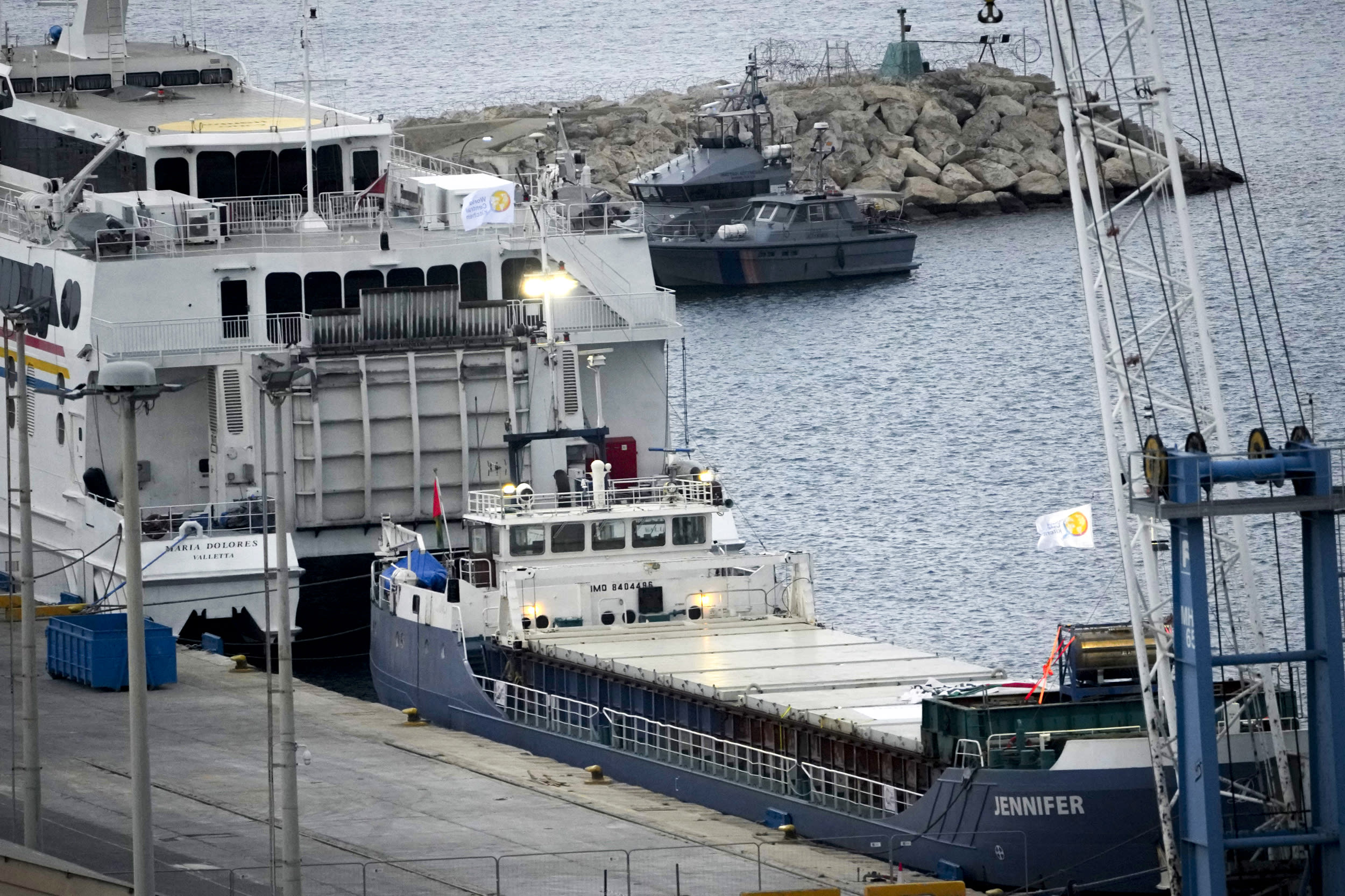 The second vessel from World Central Kitchen.