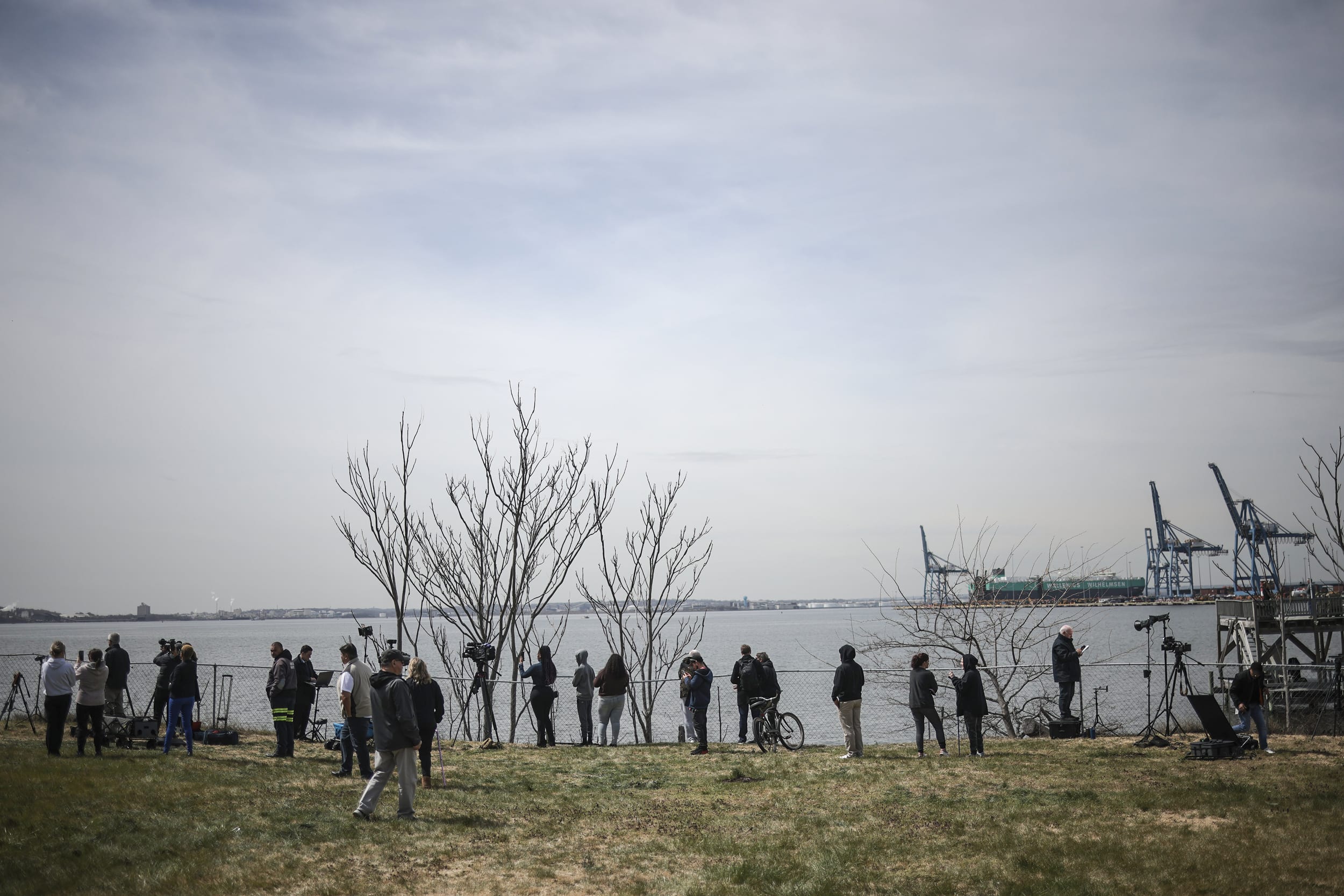 Image: Baltimore's Francis Scott Key Bridge Collapses After Being Struck By Cargo Ship
