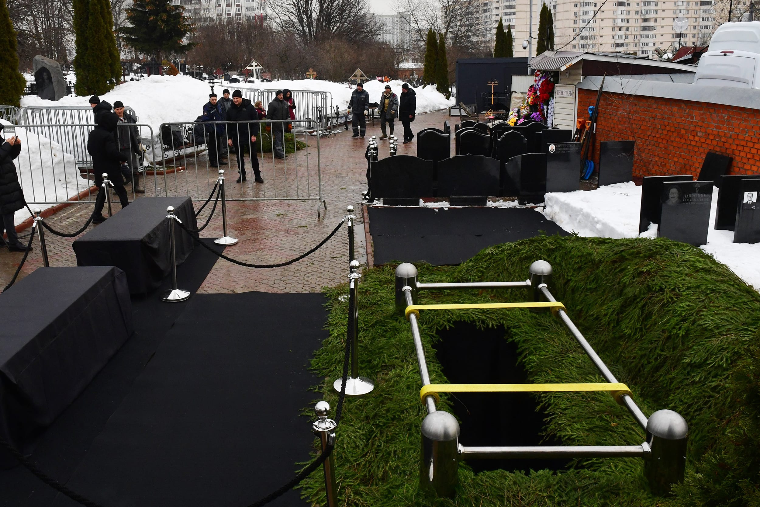 Navalny Burial Moscow
