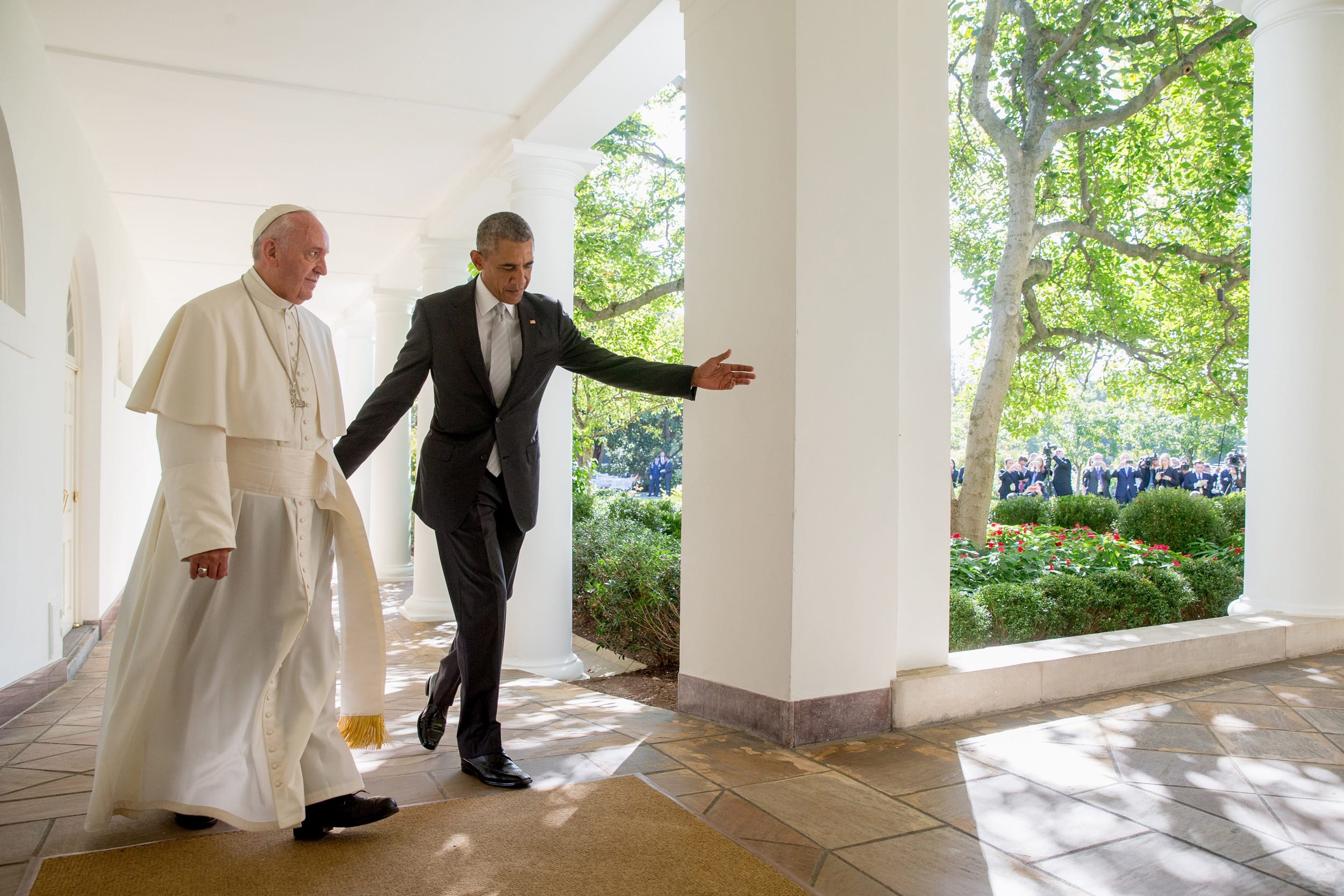 Image: Barack Obama, Pope Francis