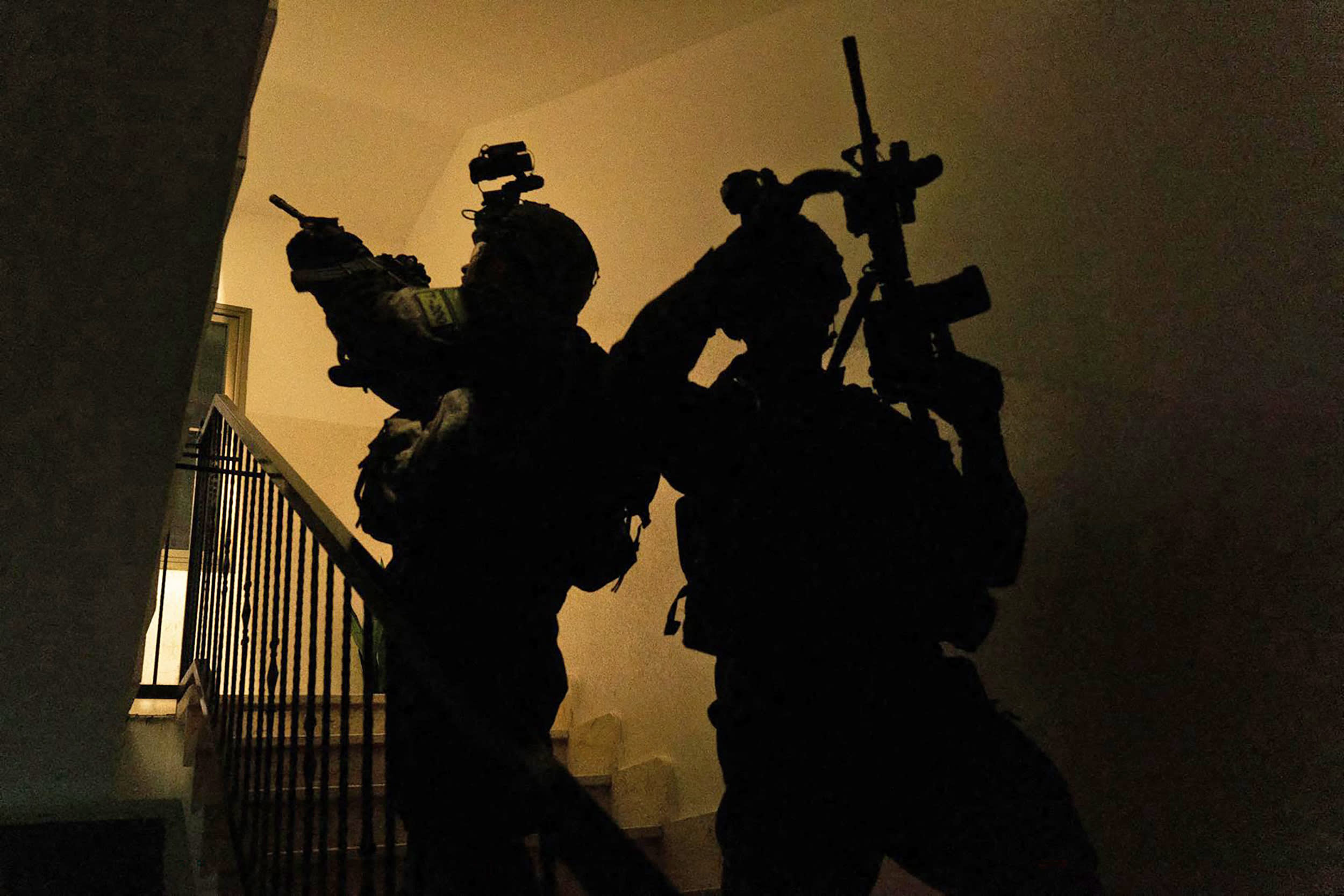 Israeli soldiers operating in the Gaza Strip in a photo released April 9, 2024.