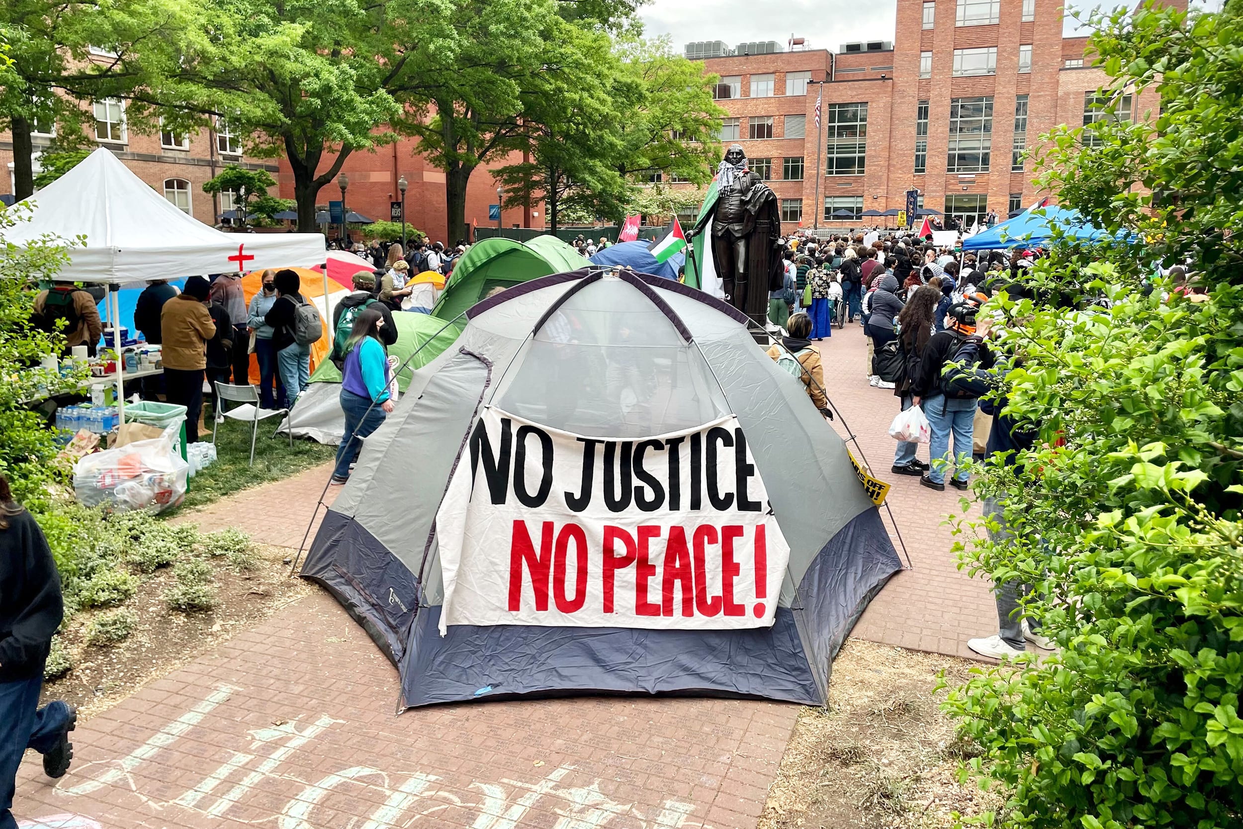 college campus protest israeli hamas conflict