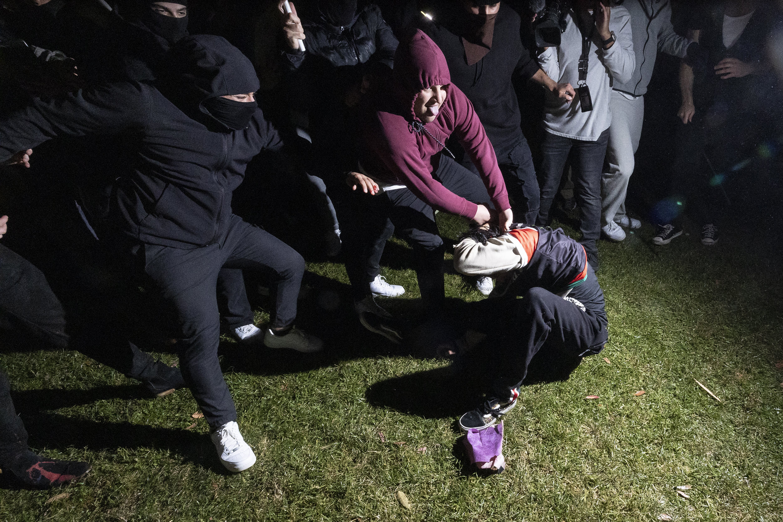 Clashes broke out on May 1, 2024 around pro-Palestinian demonstrations at the University of California, Los Angeles, US television media footage showed, as universities around the United States struggle to contain similar protests on dozens of campuses. 