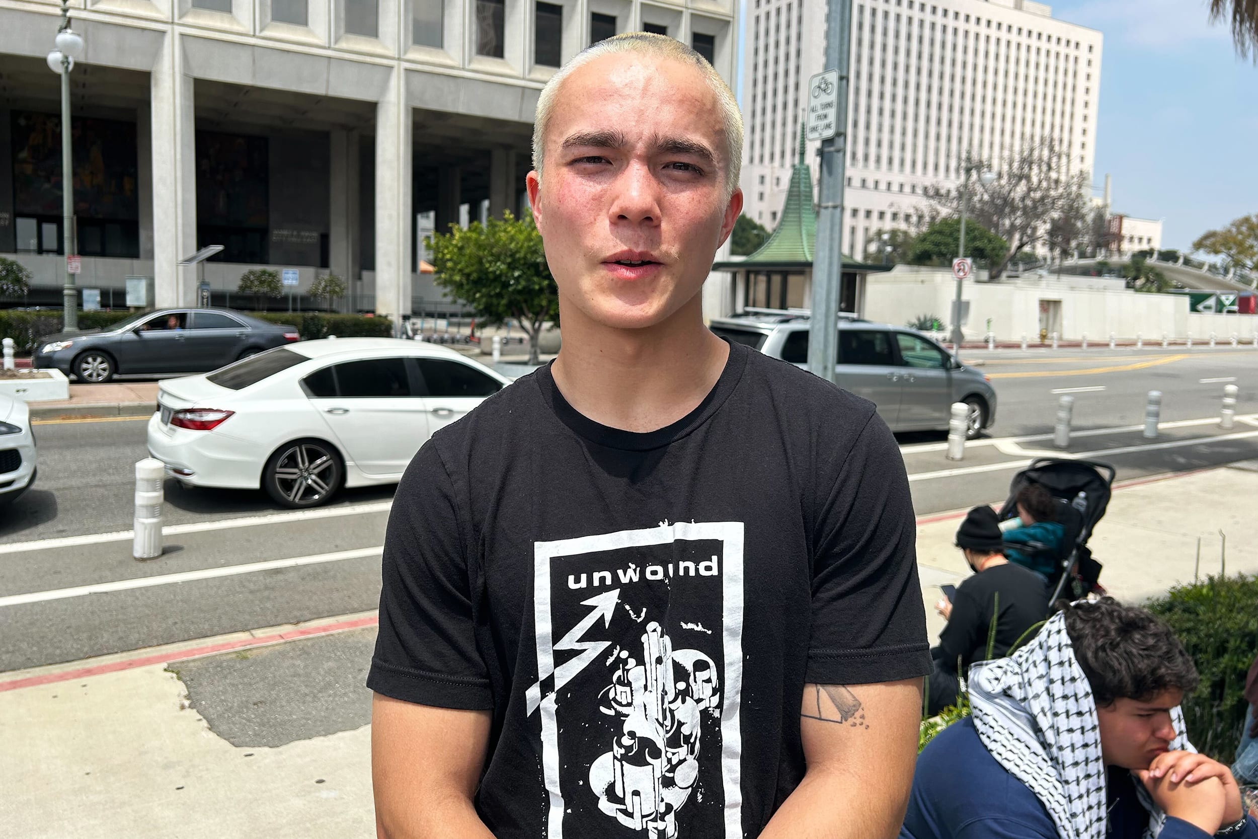 student israeli hamas conflict protester