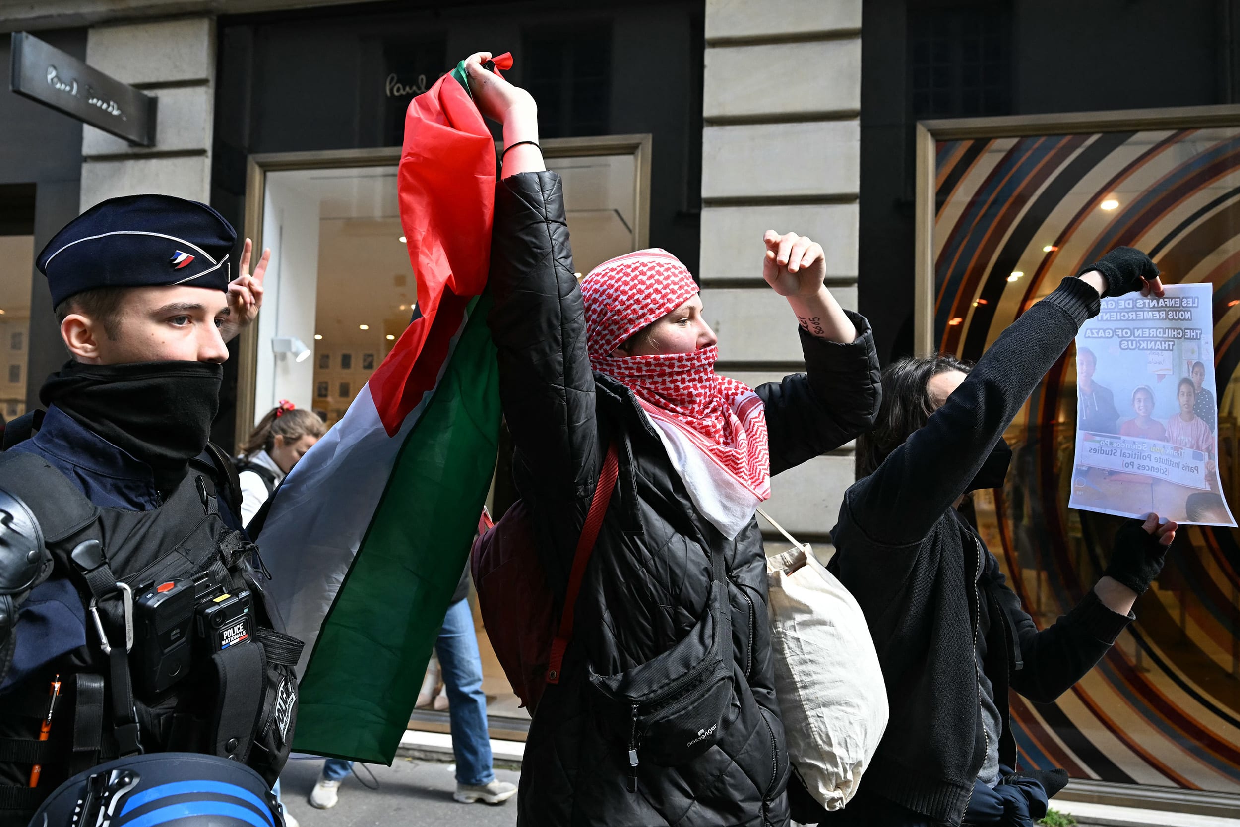 Pro-Palestinian protests in Paris