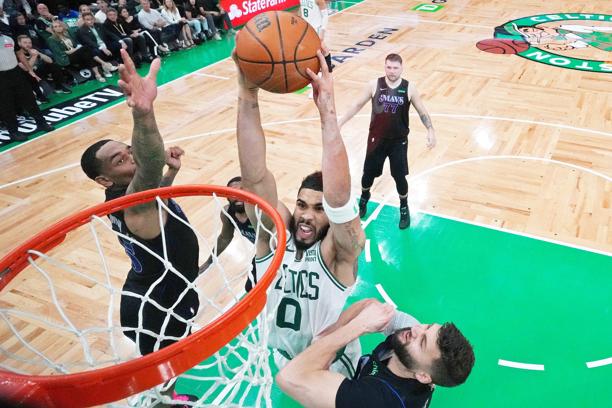 Image: 2024 NBA Finals - Game One Jayson Tatum dunk