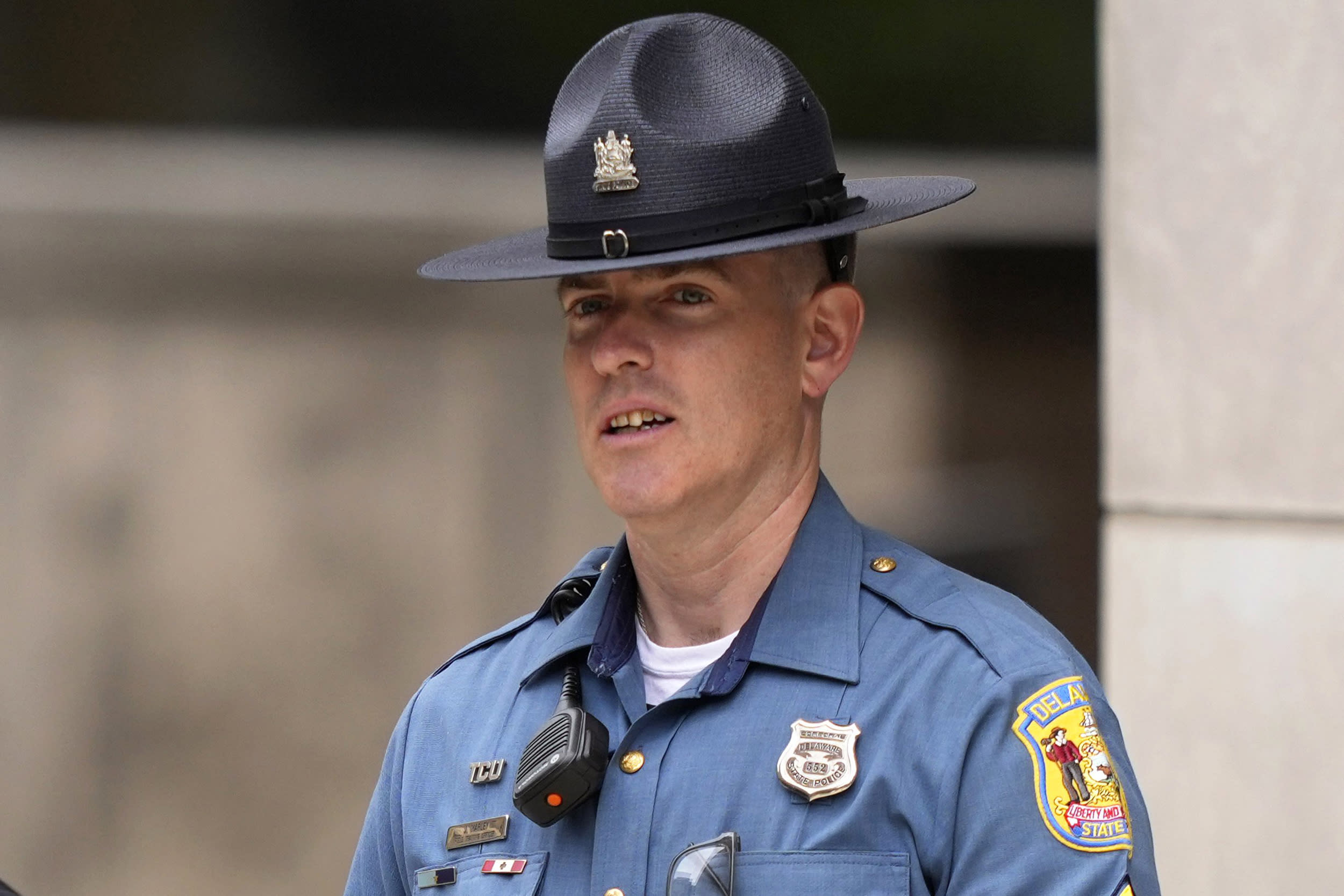 Delaware State Police trooper Joshua Marley