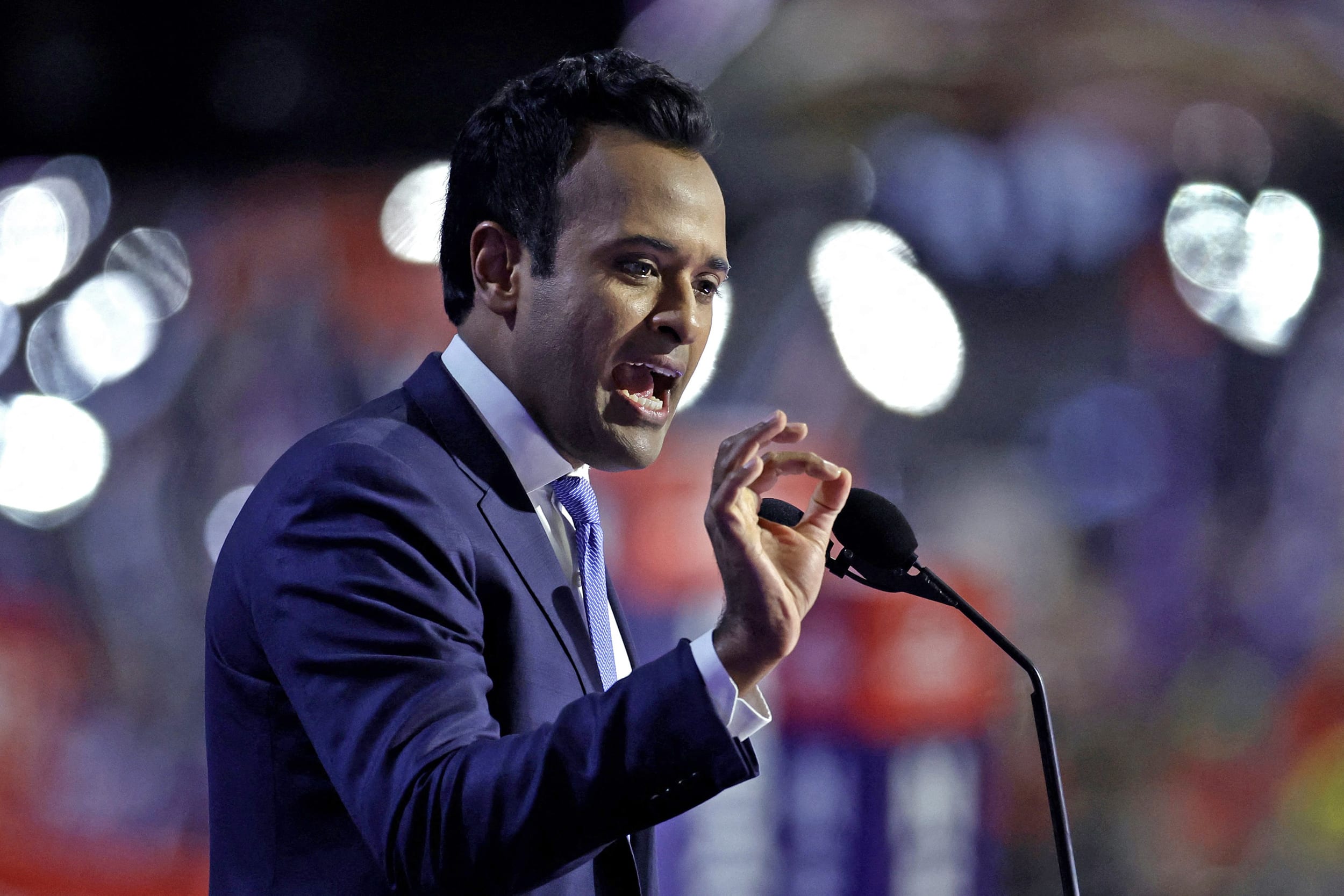 Former Republican presidential hopeful Vivek Ramaswamy 