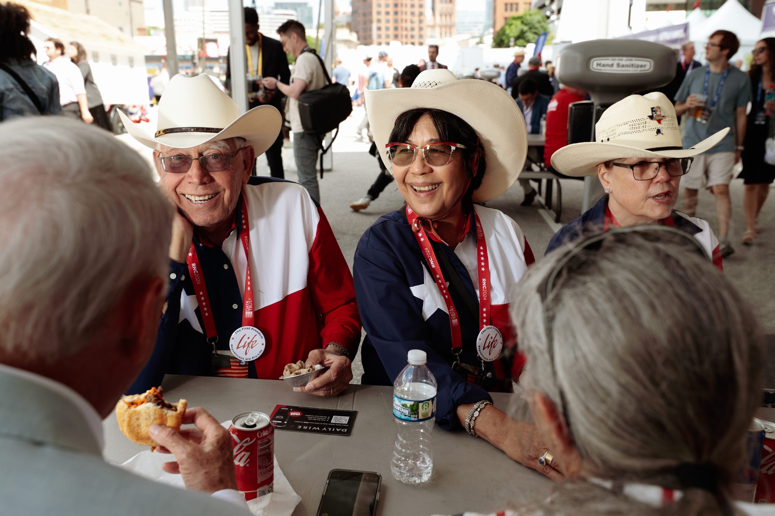 Trump supporters attend the Republican National Convention in Milwaukee 