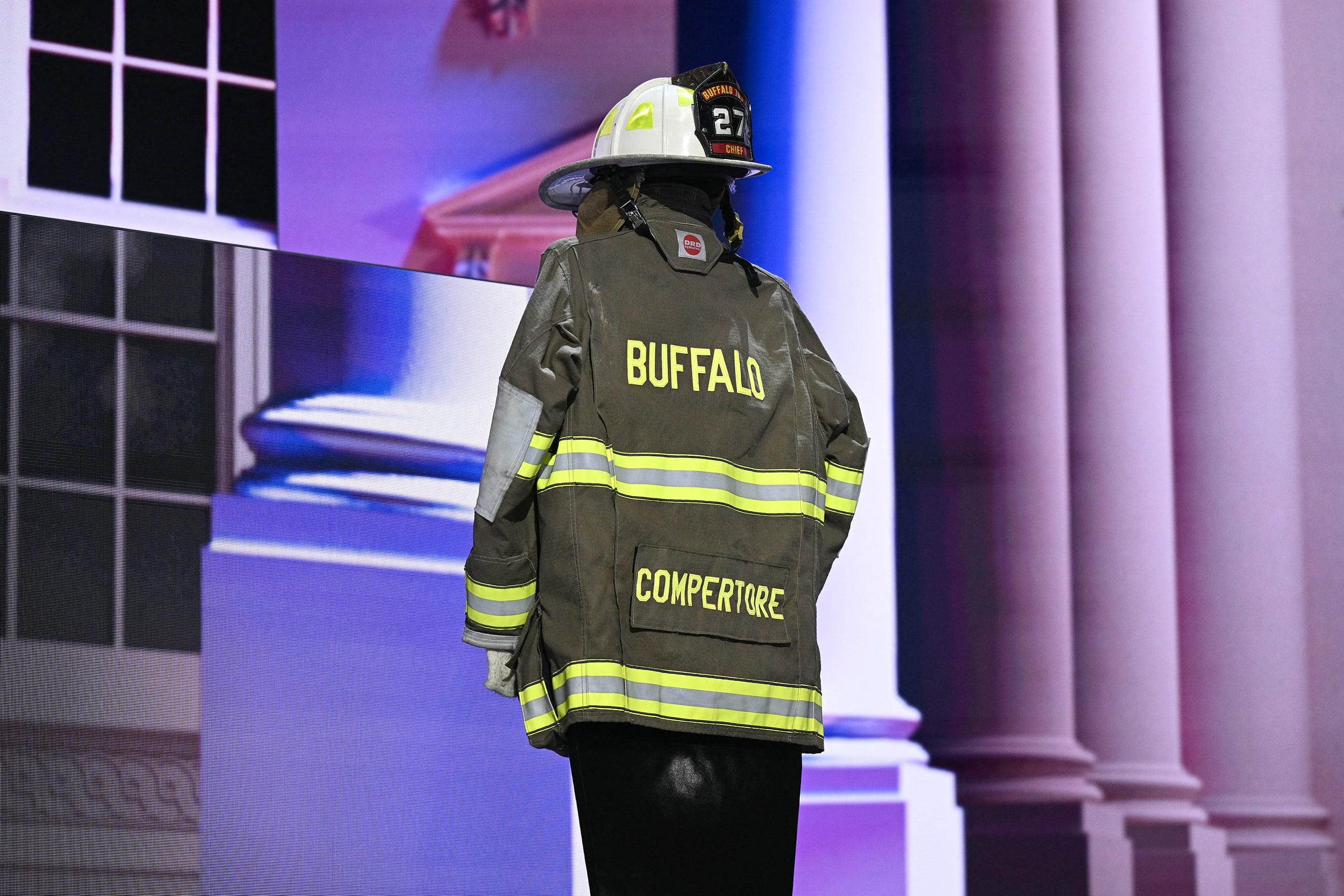 Image: politics political firefighter uniform Corey Comperatore