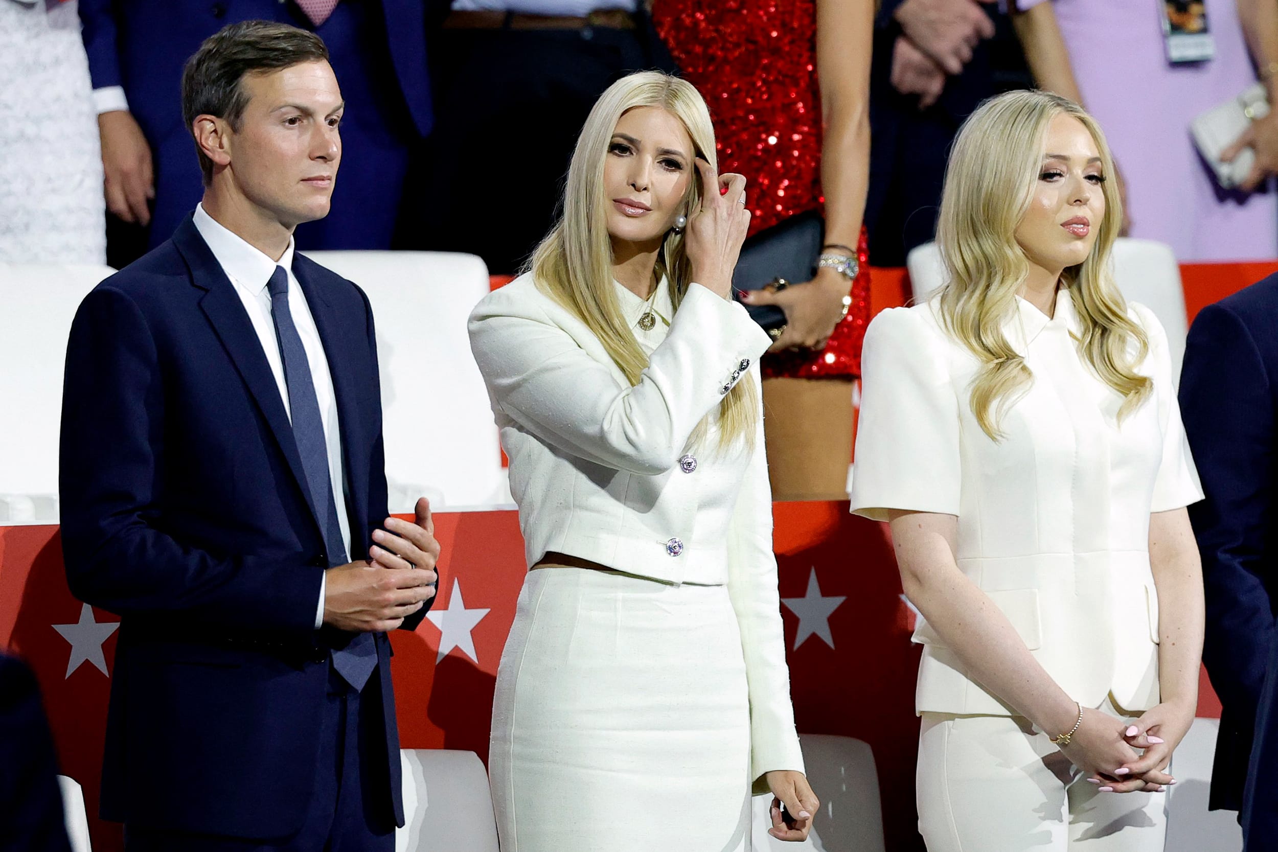 Image: politics political Jared Kushner, Ivanka Trump and Tiffany Trump