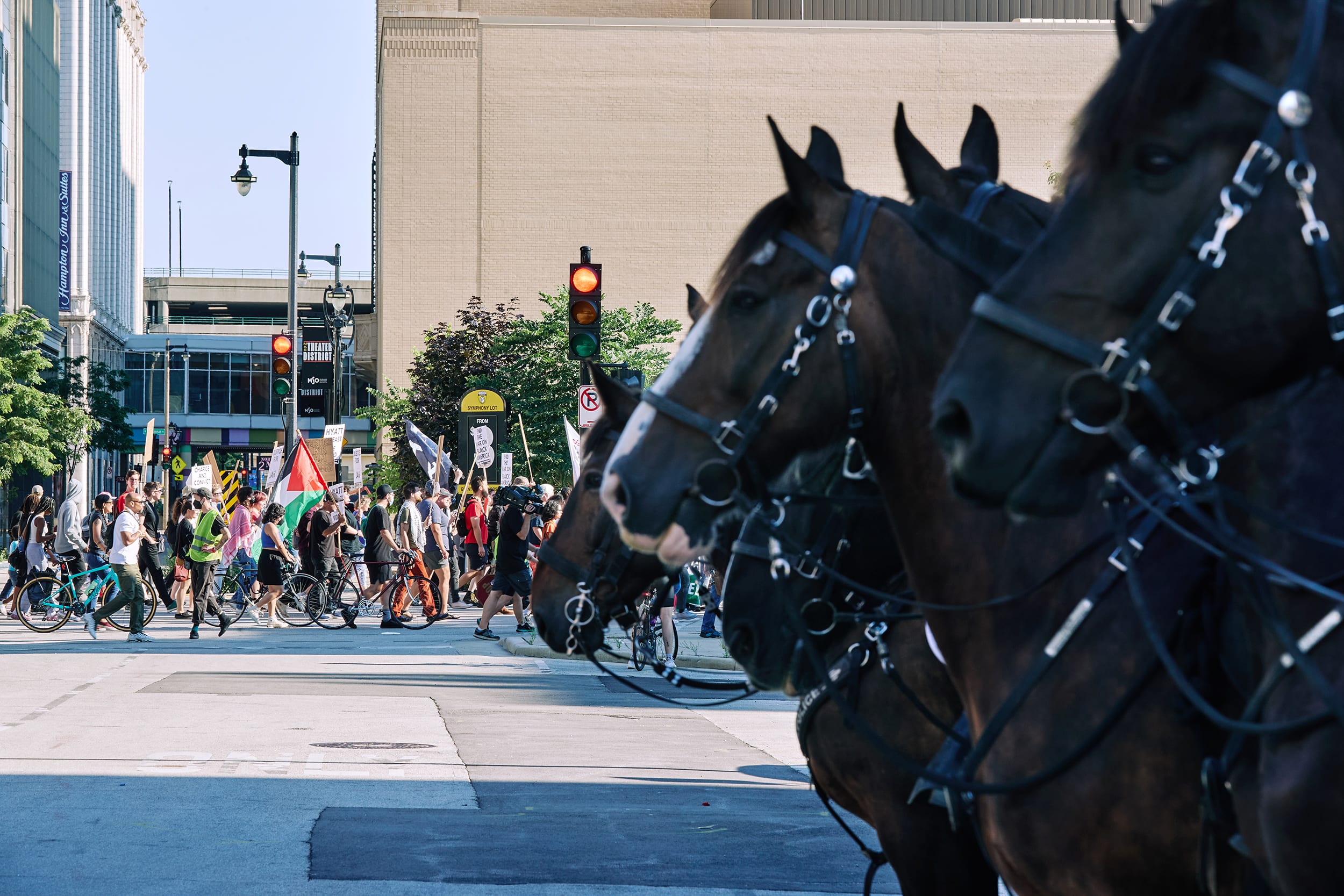 protest march D'Vontaye Mitchell